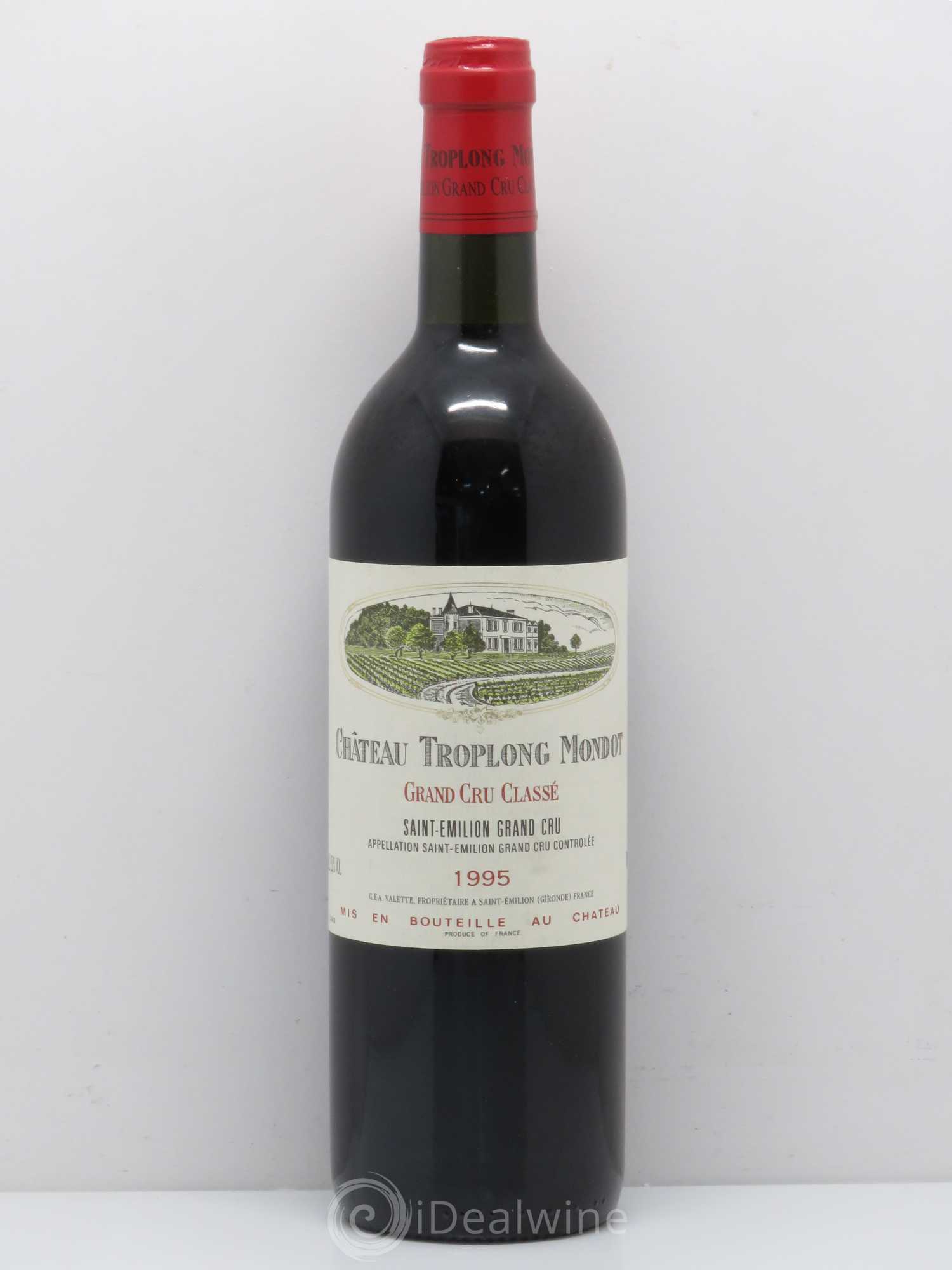 Château Troplong Mondot 1er Grand Cru Classé B 1995 - Lot de 1 bouteille - 0