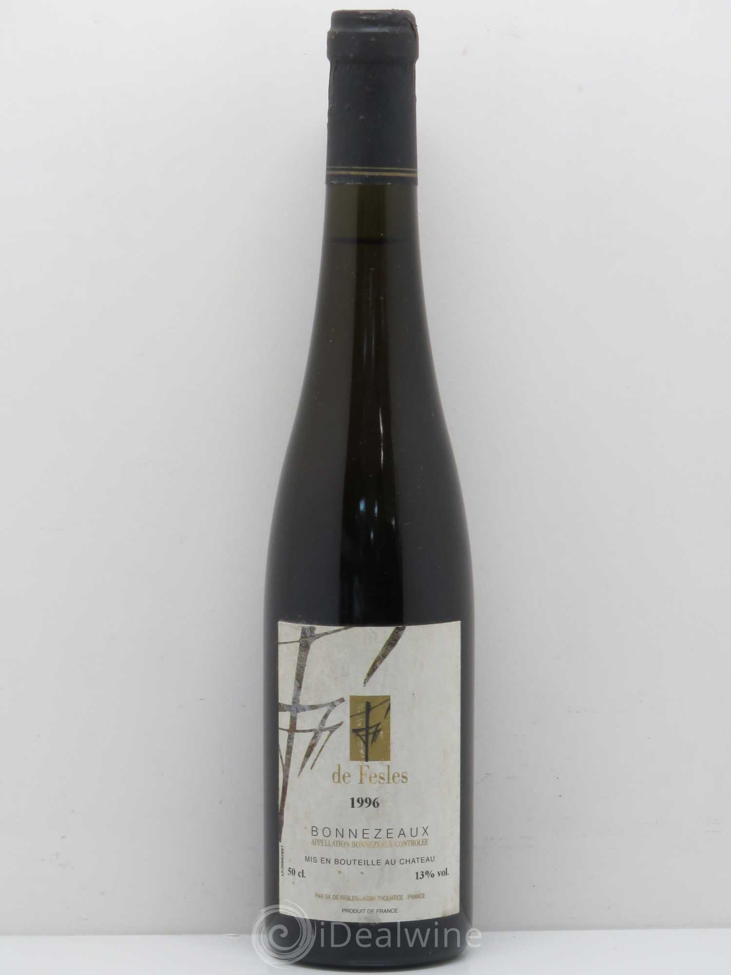 Bonnezeaux Château de Fesles F De Fesles 1996 - Lotto di 1 bottiglia - 0