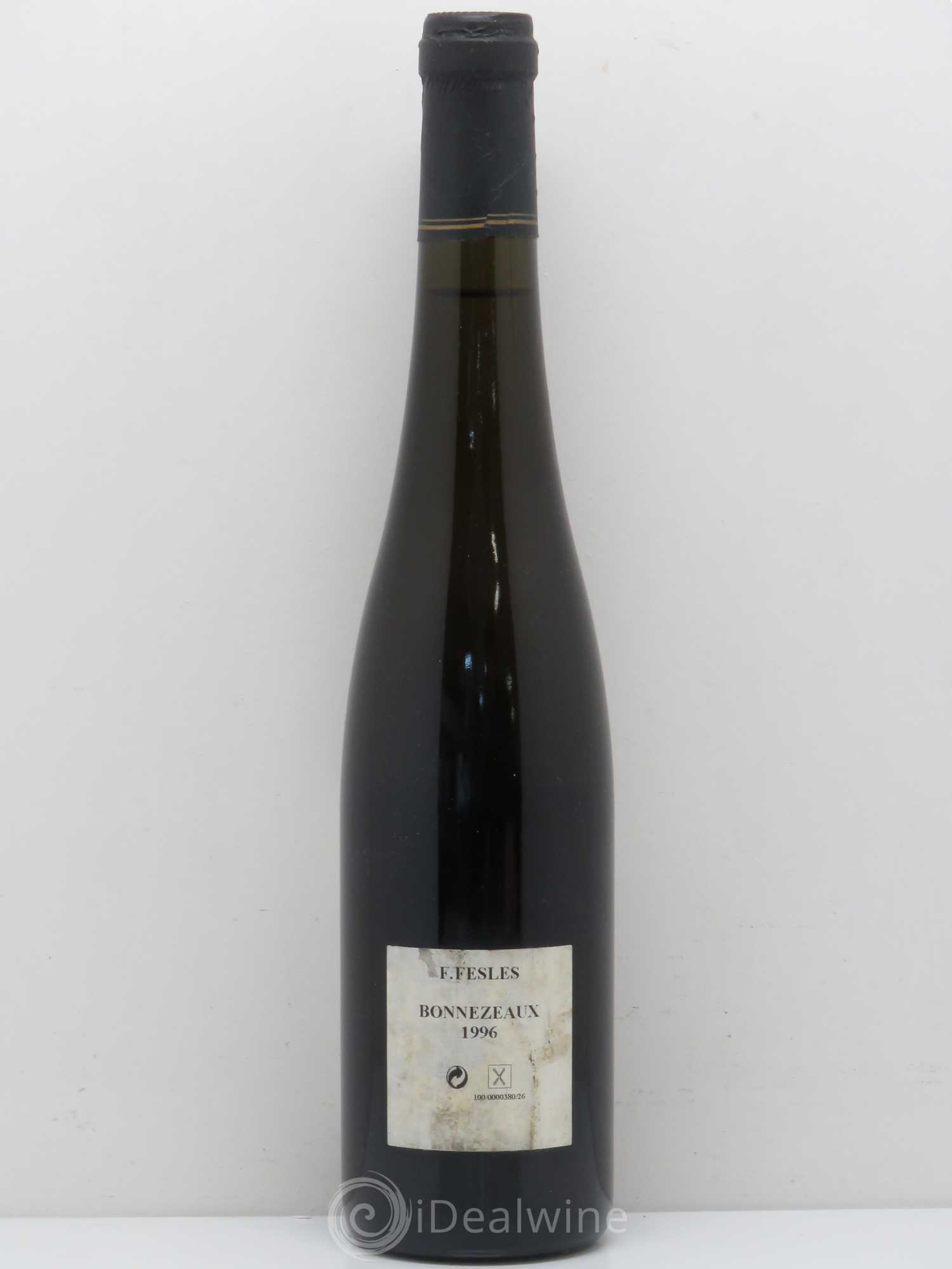 Bonnezeaux Château de Fesles F De Fesles (50cl) 1996 - Lotto di 1 bottiglia - 1