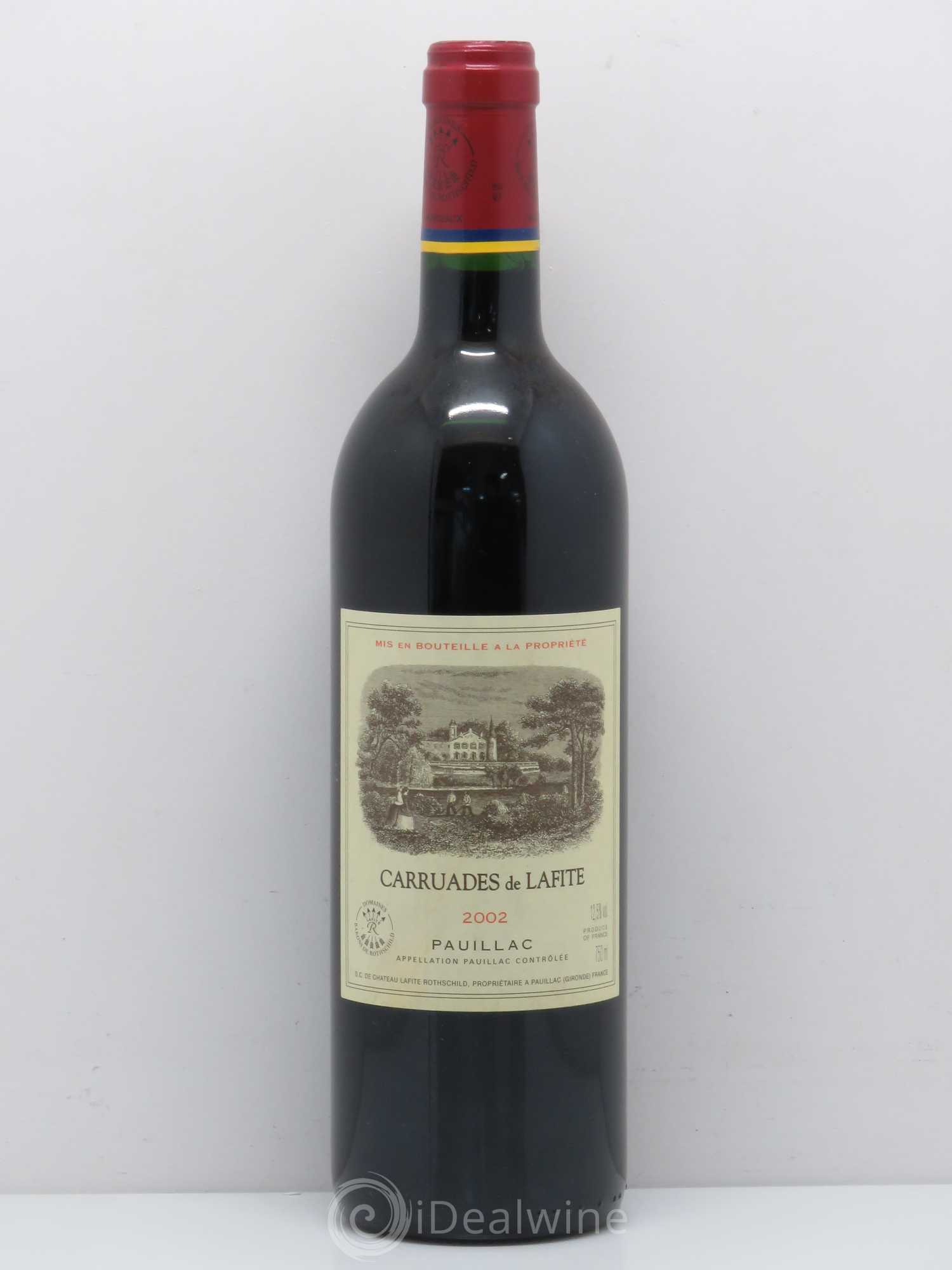 Carruades de Lafite Rothschild Second Vin 2002 - Lot de 1 bouteille - 0