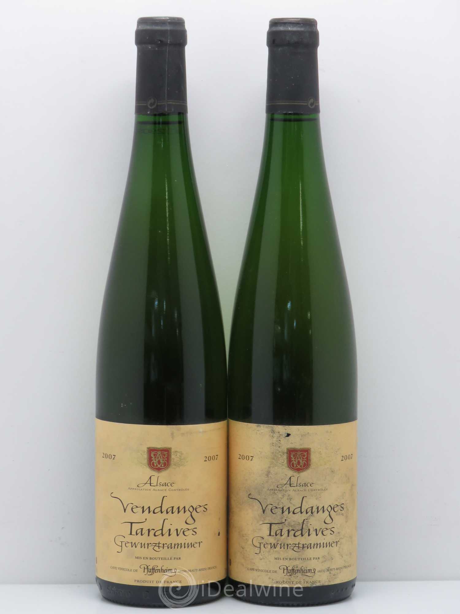 Gewurztraminer Vendanges Tardives Cave De Pfaffenheim 2007 - Lotto di 2 bottiglie - 0
