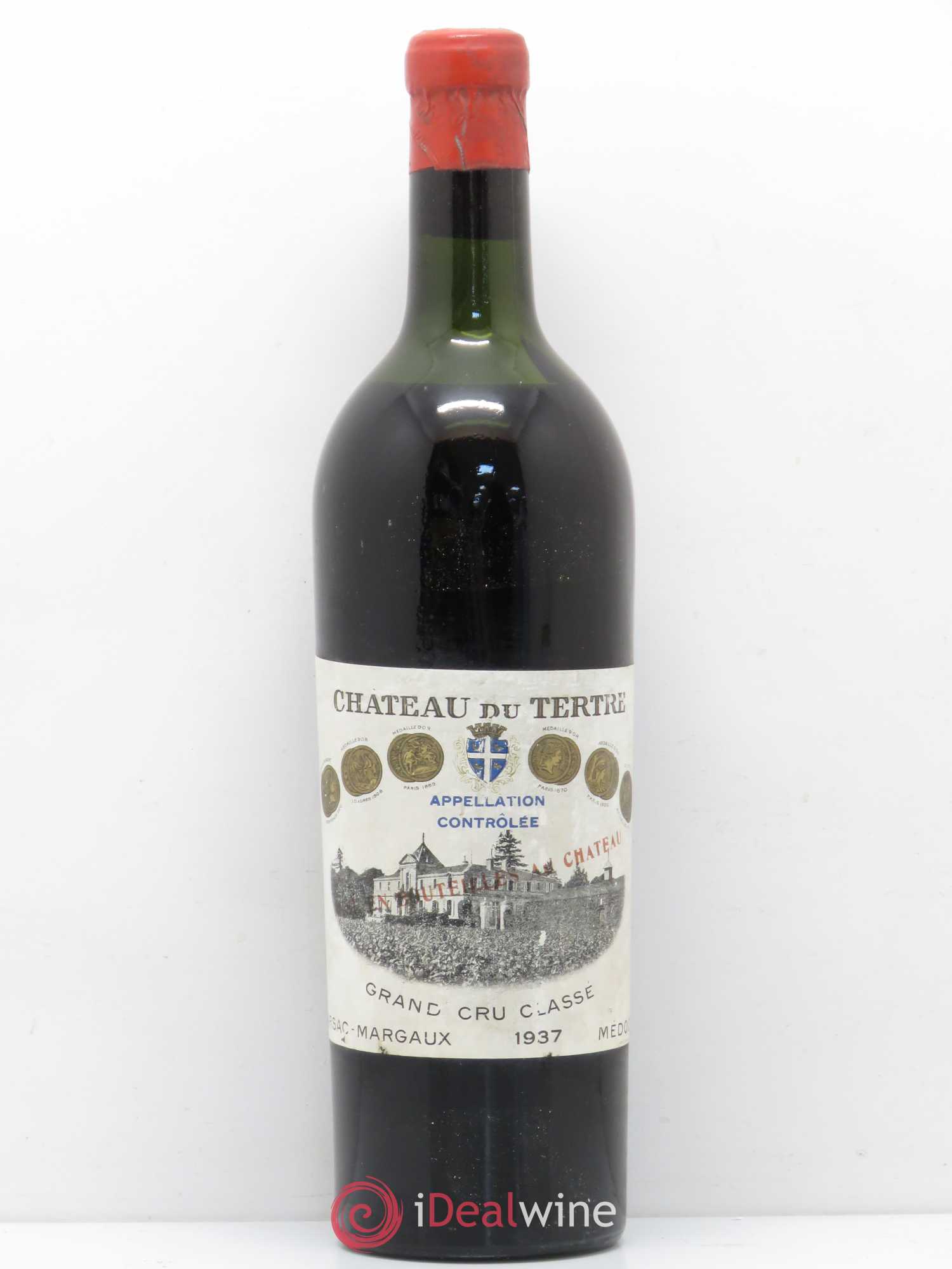 Château du Tertre 5ème Grand Cru Classé 1937 - Lot de 1 bouteille - 0