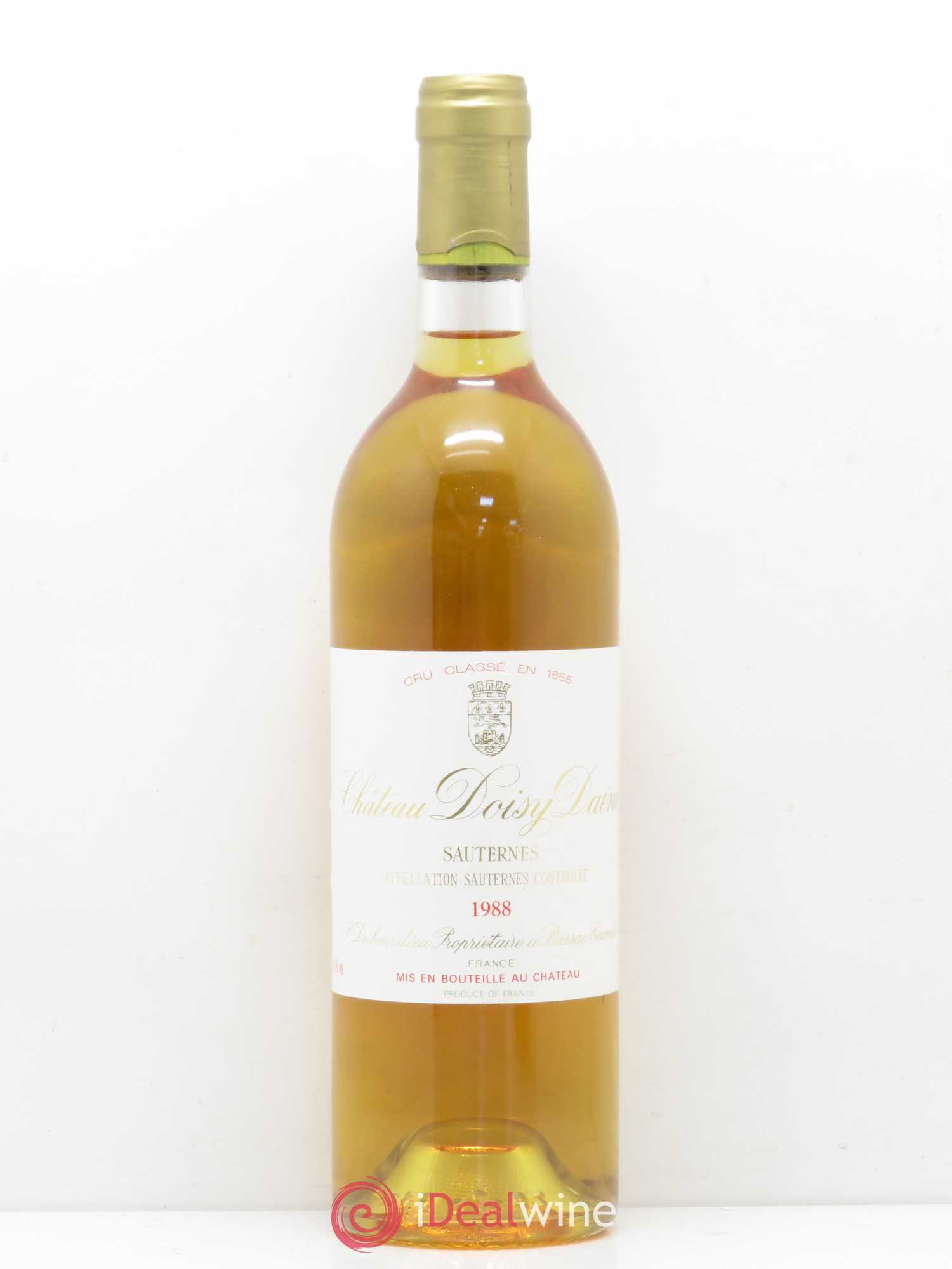 Château Doisy Daëne 2ème Grand Cru Classé 1988 - Lotto di 1 bottiglia - 0