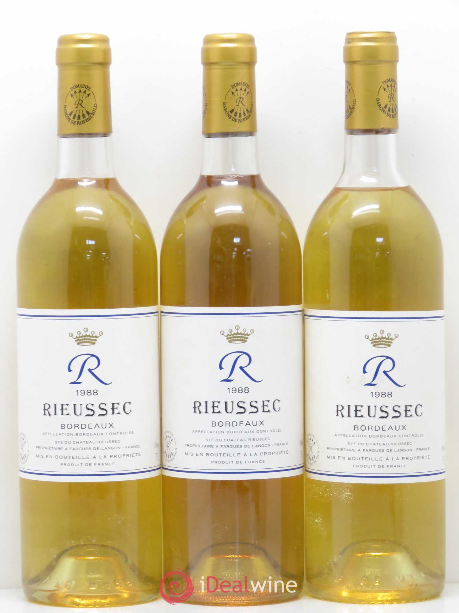 R de Rieussec 1988 - Lotto di 6 bottiglie - 1