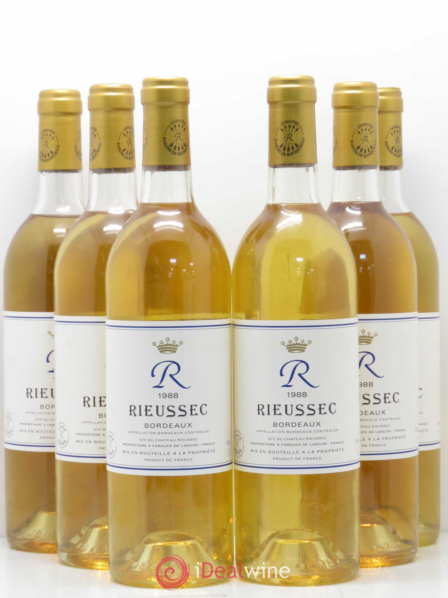 R de Rieussec 1988 - Lotto di 6 bottiglie - 0