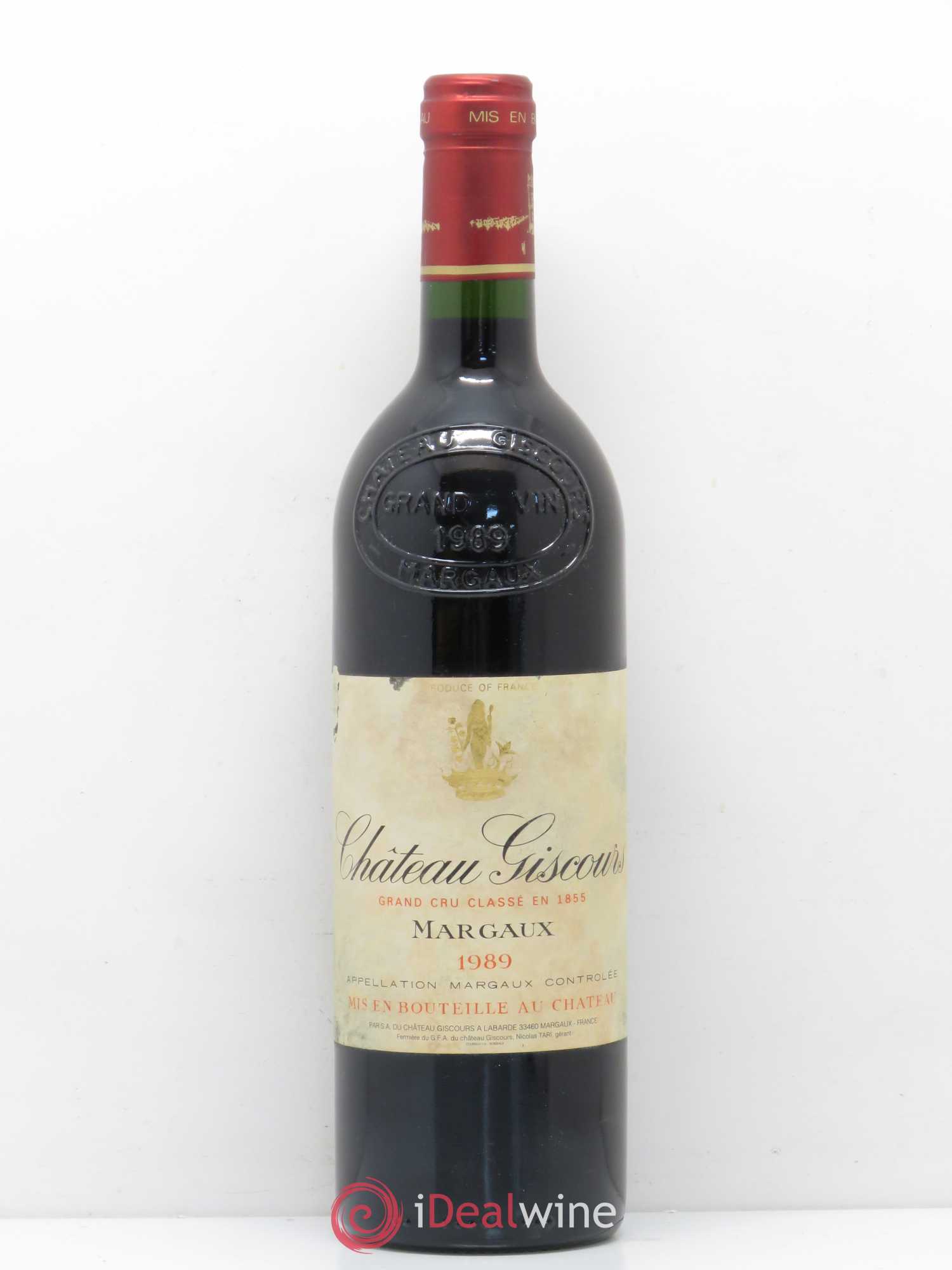 Château Giscours 3ème Grand Cru Classé 1989 - Lot de 1 bouteille - 0