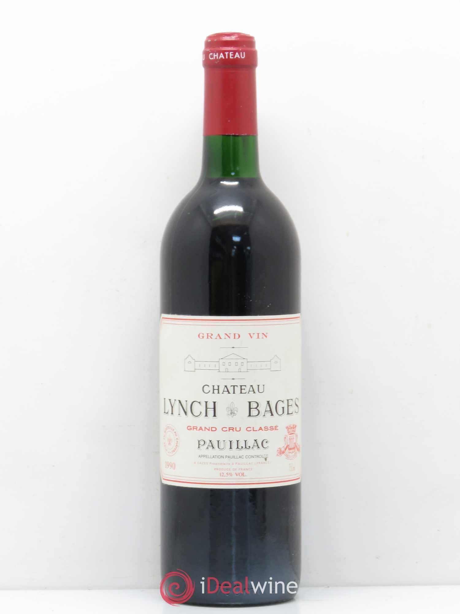Château Lynch Bages 5ème Grand Cru Classé 1990 - Lot de 1 bouteille - 0