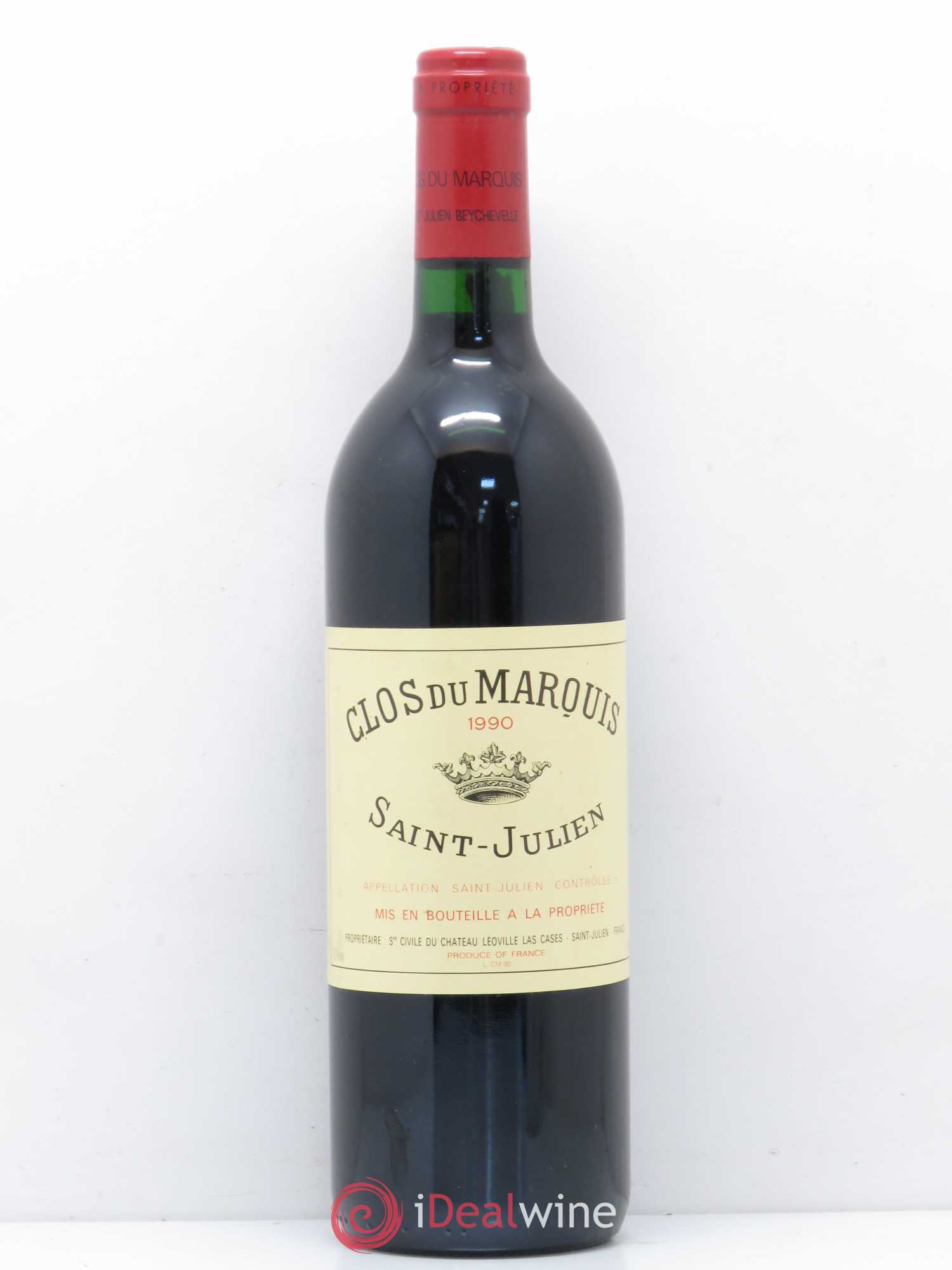 Clos du Marquis 1990 - Lot de 1 bouteille - 0