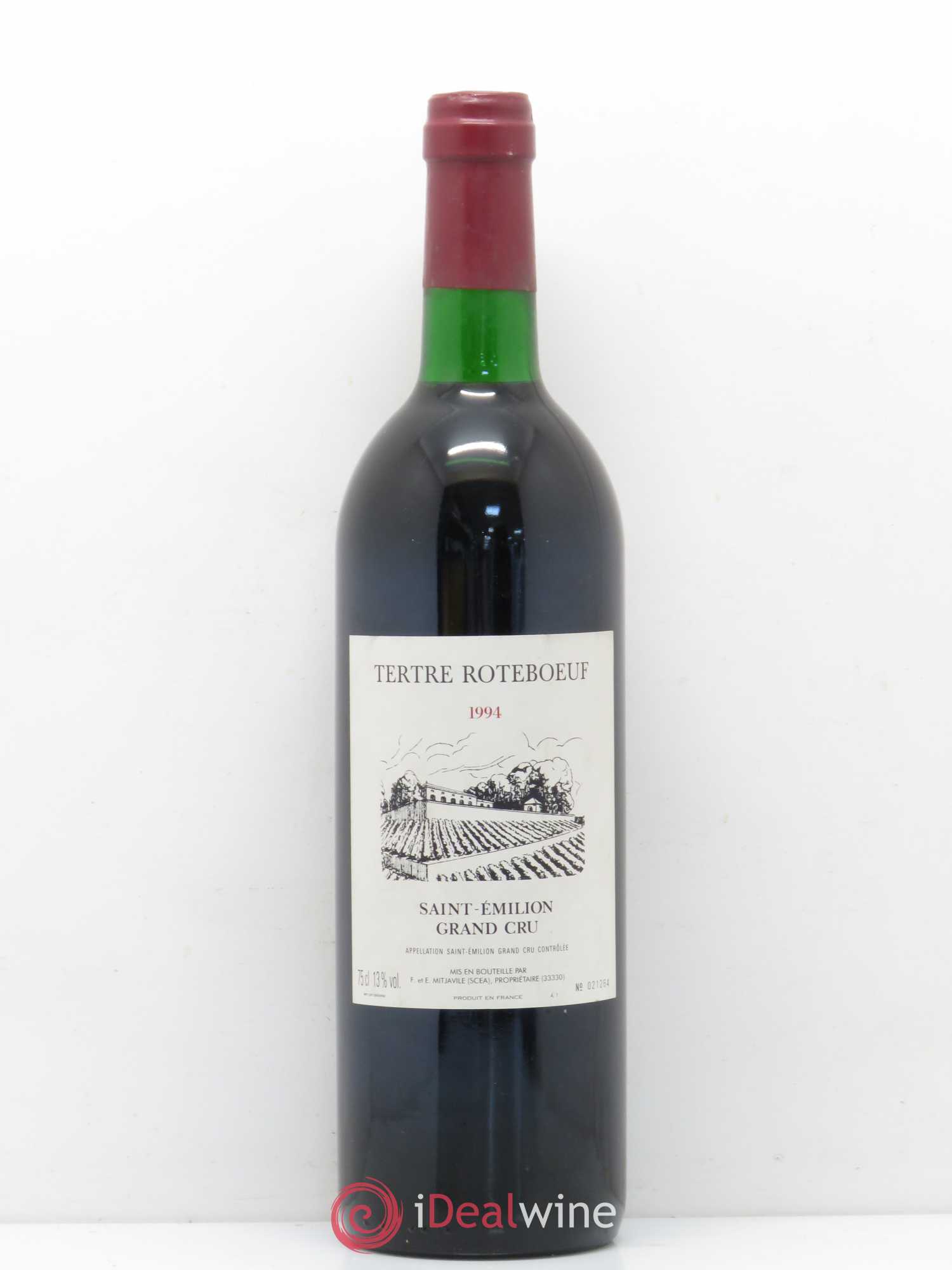 Château Tertre Roteboeuf 1994 - Lot de 1 bouteille - 0