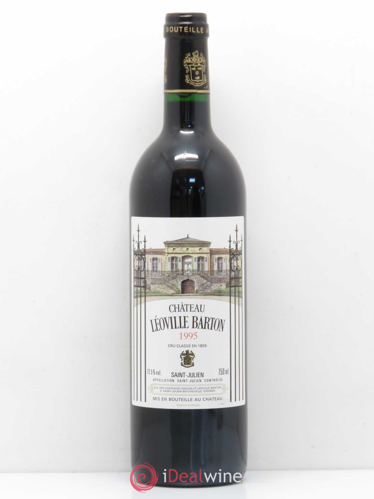 Château Léoville Barton 2ème Grand Cru Classé 1995 - Lot de 1 bouteille - 0