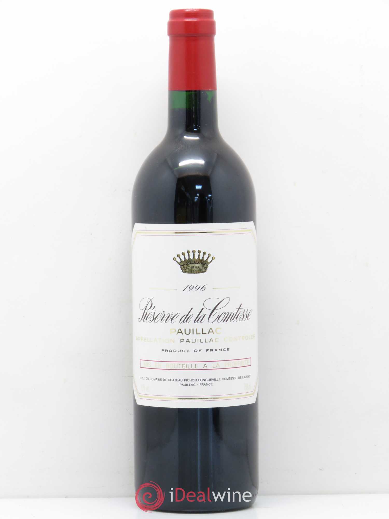 Réserve de la Comtesse Second Vin 1996 - Lot de 1 bouteille - 0