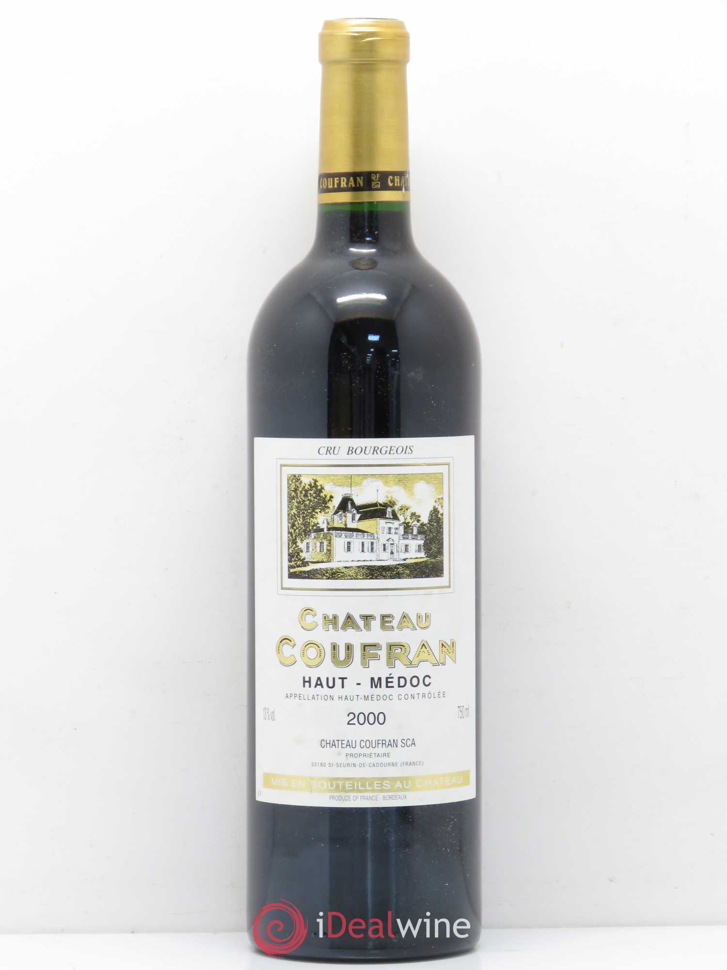 Château Coufran Cru Bourgeois 2000 - Lot de 1 bouteille - 0