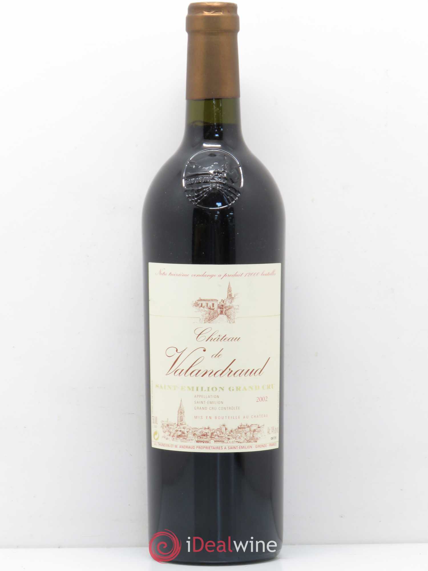Château de Valandraud 2002 - Lot de 1 bouteille - 0