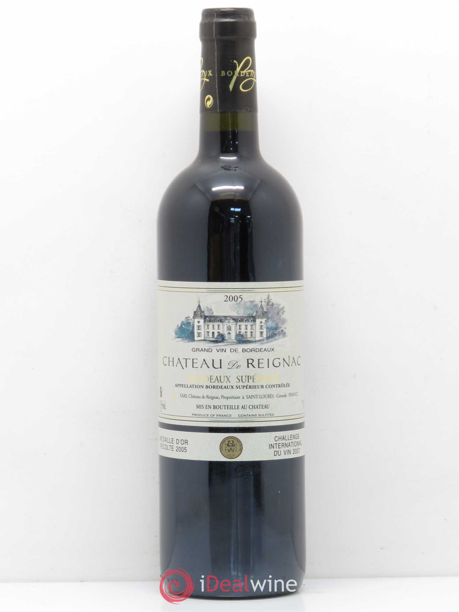 Château de Reignac Second Vin 2005 - Lot de 1 bouteille - 0