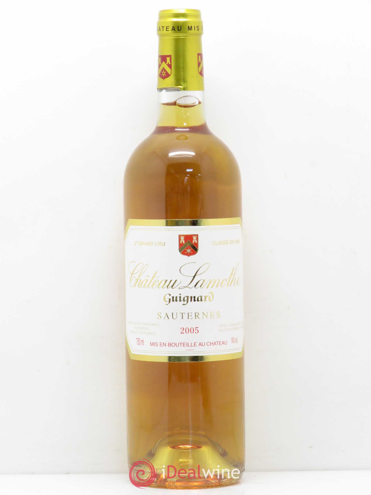 Château Lamothe Guignard 2ème Grand Cru Classé 2005 - Lotto di 1 bottiglia - 0