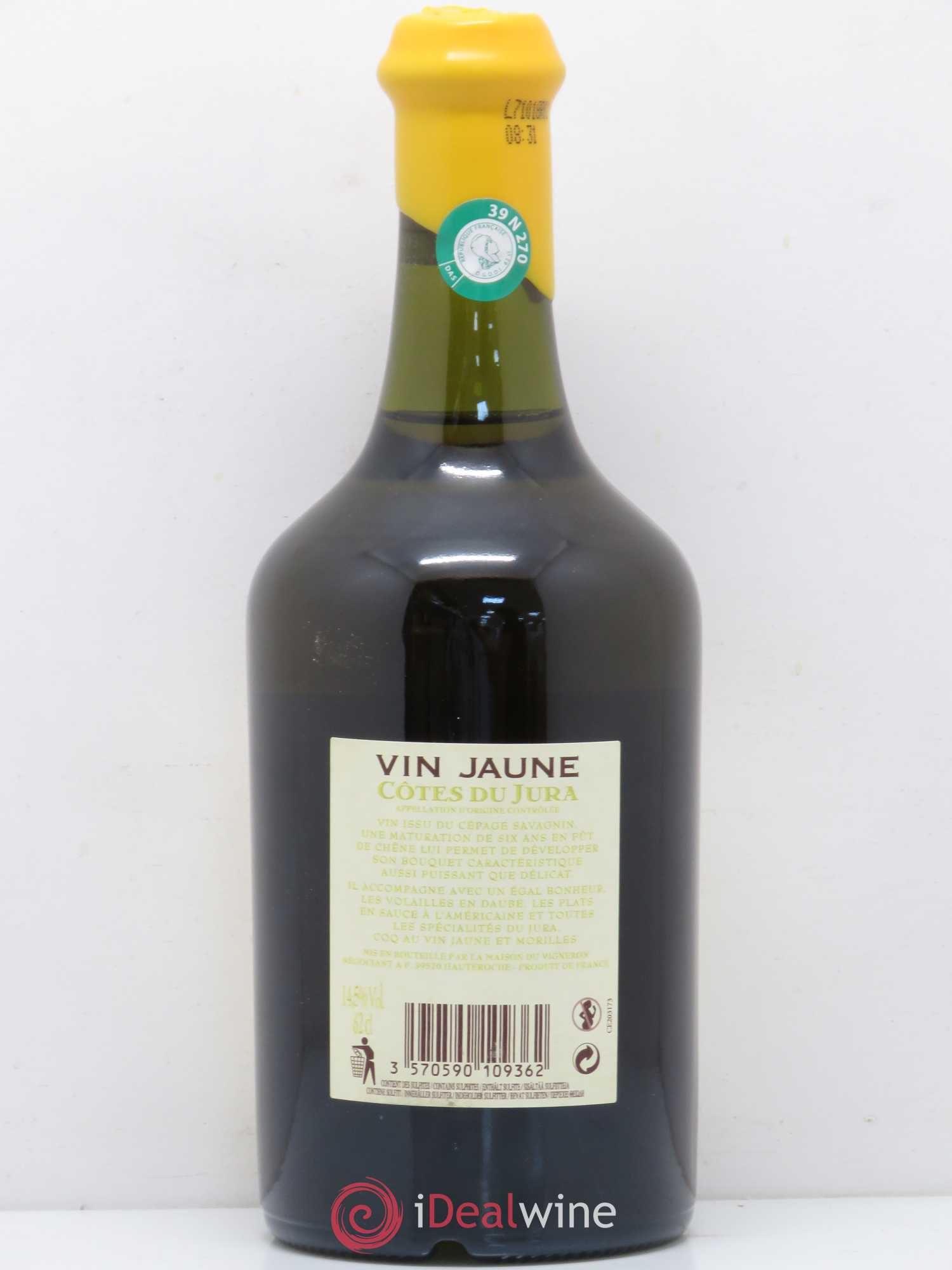 Arbois Vin Jaune Domaine Marcel Cabelier 2009 - Posten von 1 Flasche - 1