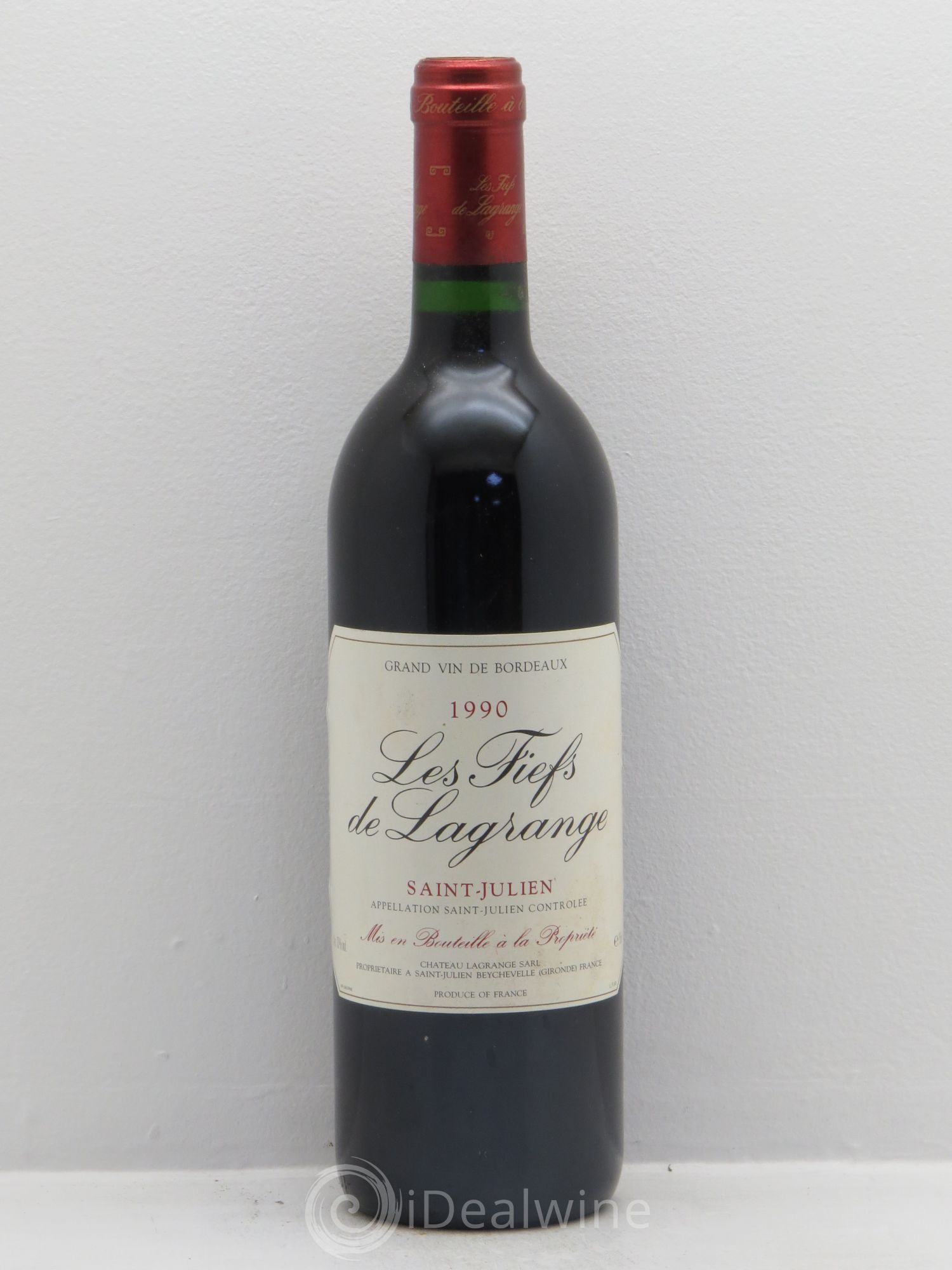 Les Fiefs de Lagrange Second Vin 1990 - Lot de 1 bouteille - 0