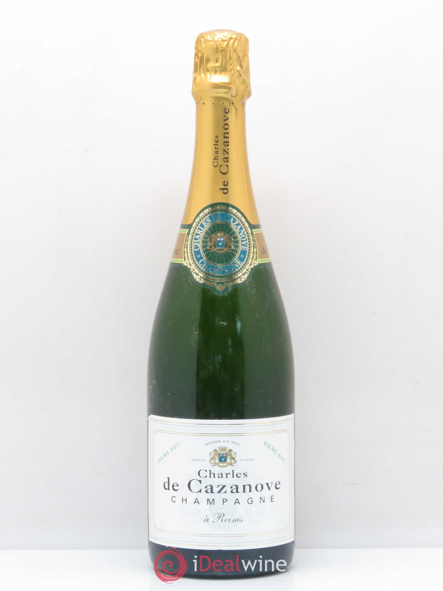 Champagne Demi-Sec Charles de Cazanove - Posten von 1 Flasche - 0
