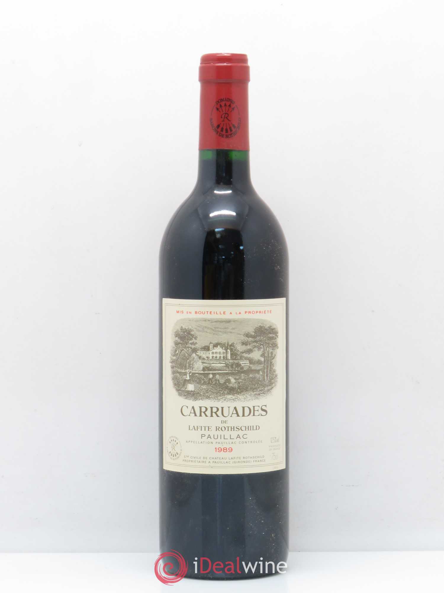 Carruades de Lafite Rothschild Second Vin 1989 - Lot de 1 bouteille - 0