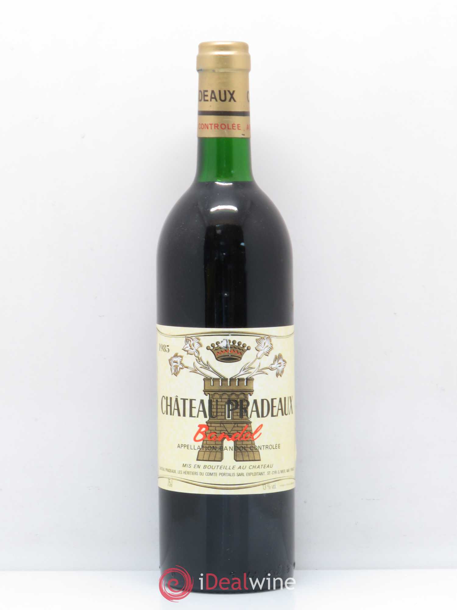 Bandol Château Pradeaux Famille Portalis 1985 - Lot de 1 bouteille - 0