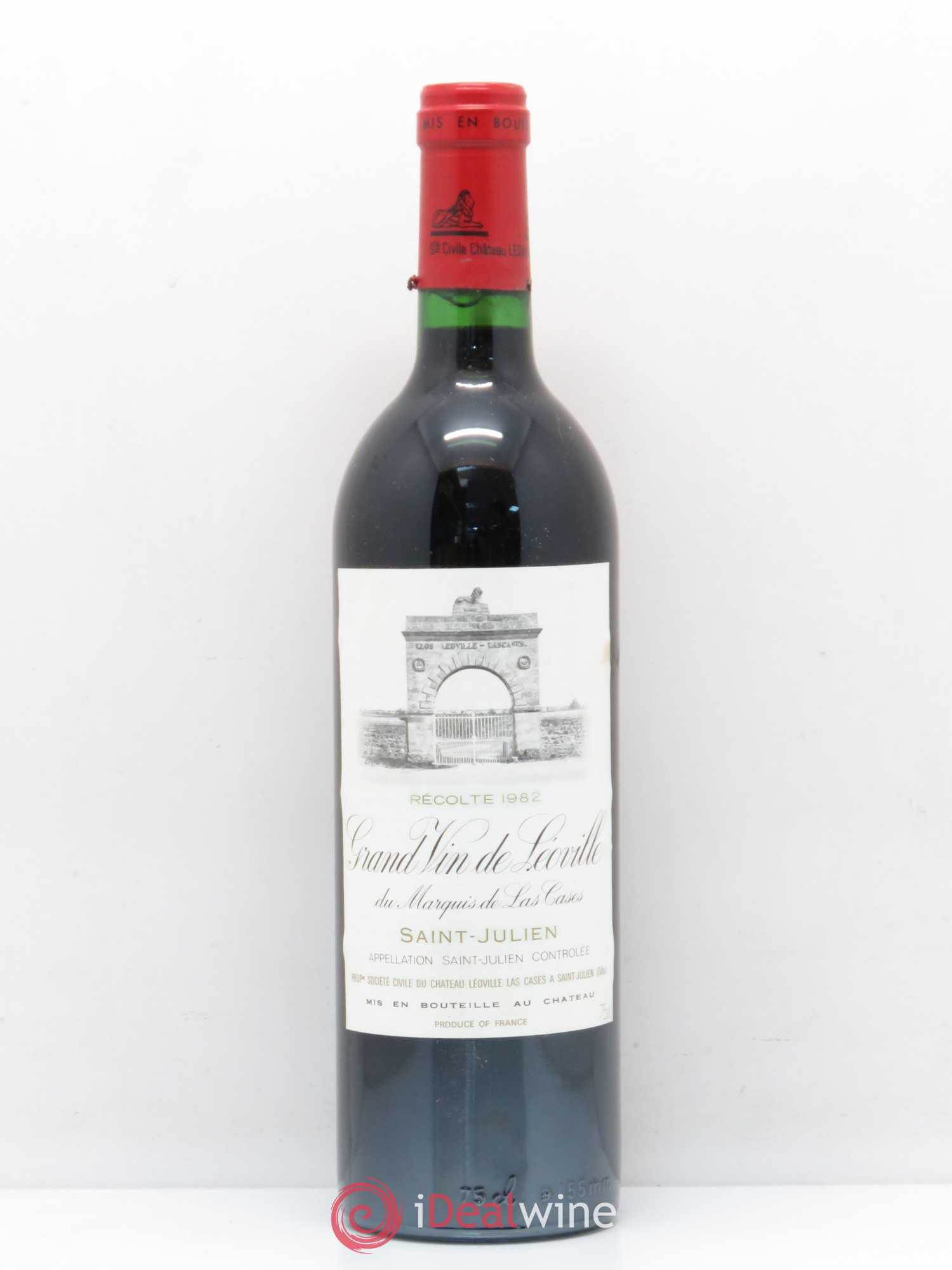 Château Léoville Las Cases 2ème Grand Cru Classé 1982 - Lot de 1 bouteille - 0