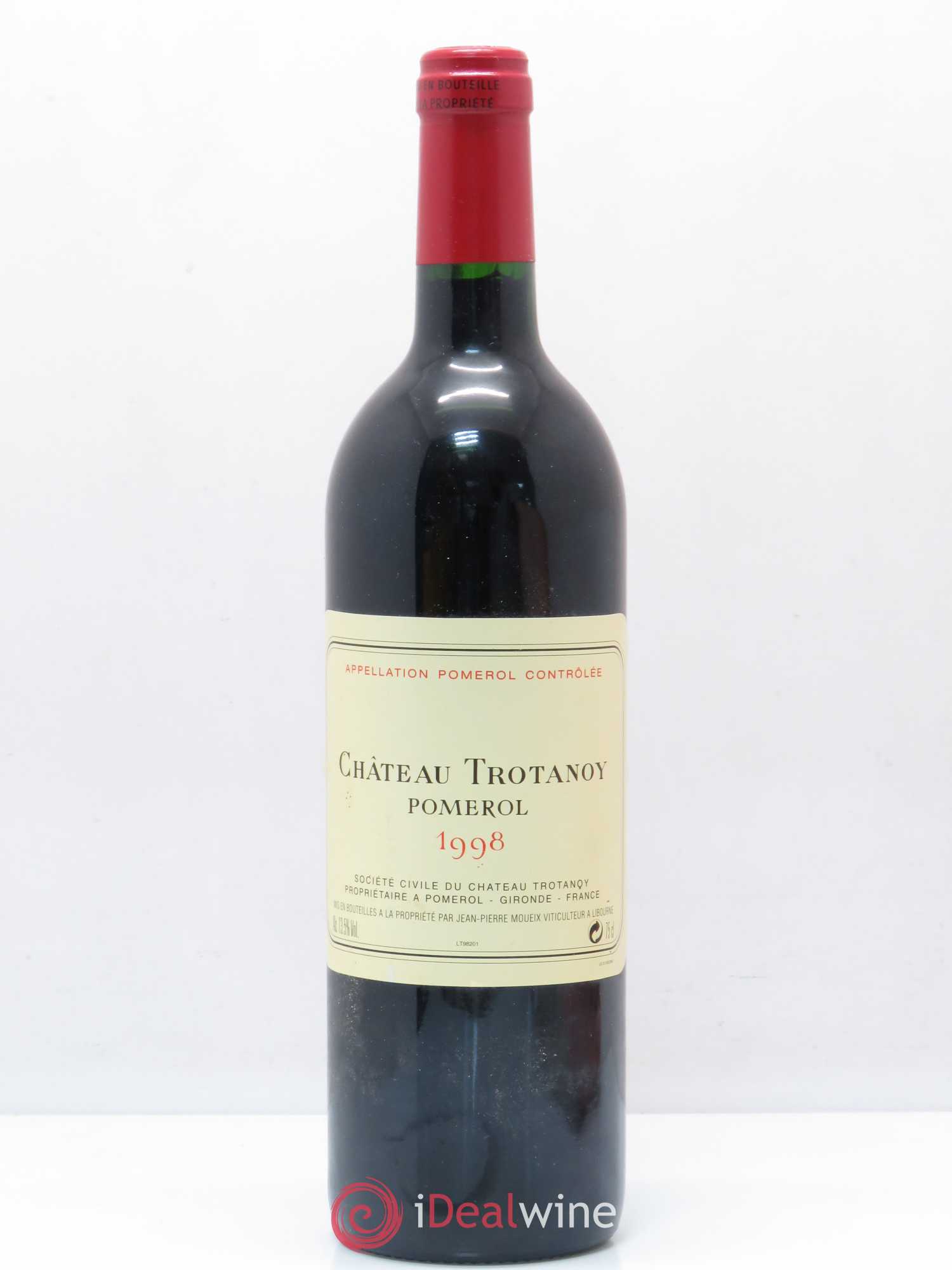 Château Trotanoy 1998 - Lot de 1 bouteille - 0