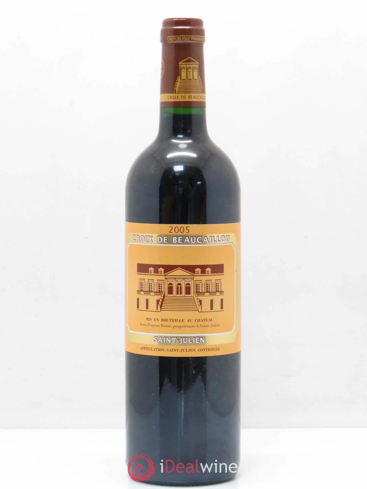 La Croix de Beaucaillou Second Vin 2005 - Lot de 1 bouteille - 0
