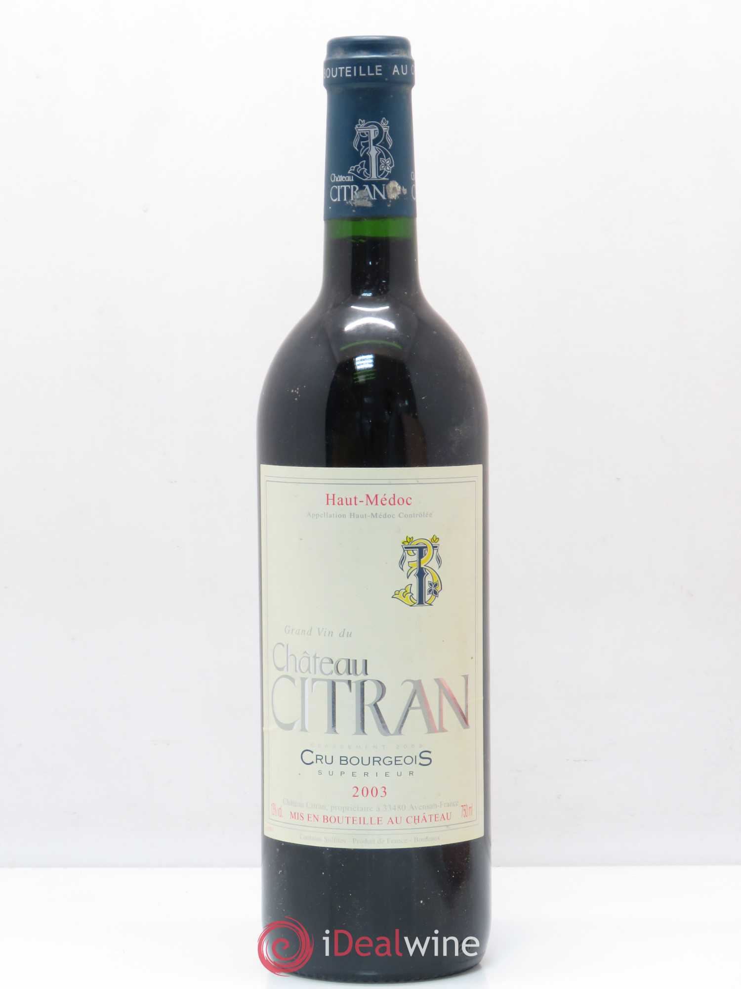 Château Citran Cru Bourgeois 2003 - Lot de 1 bouteille - 0