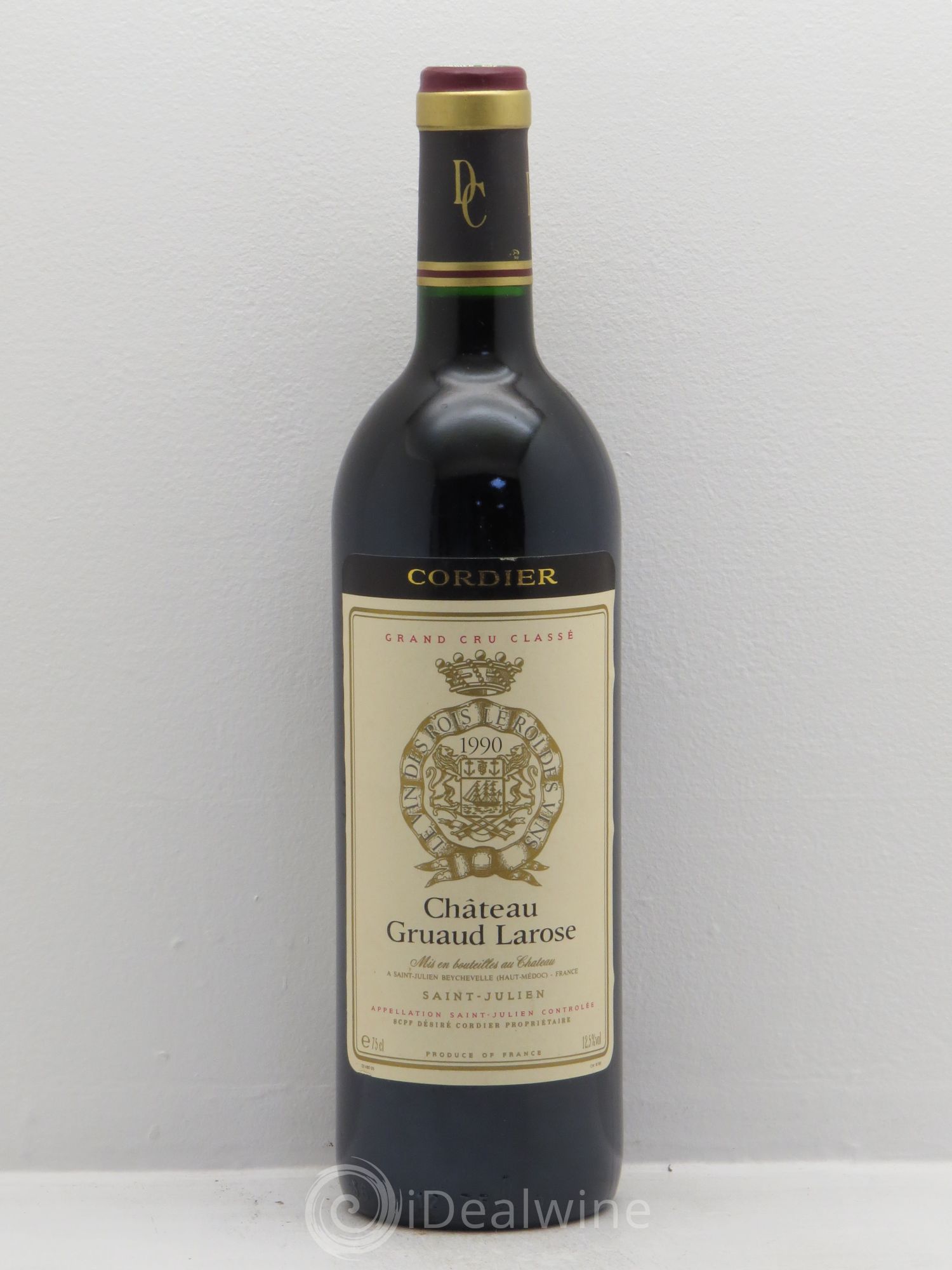 Château Gruaud Larose 2ème Grand Cru Classé (sans prix de réserve) 1990 - Lot de 1 bouteille - 0