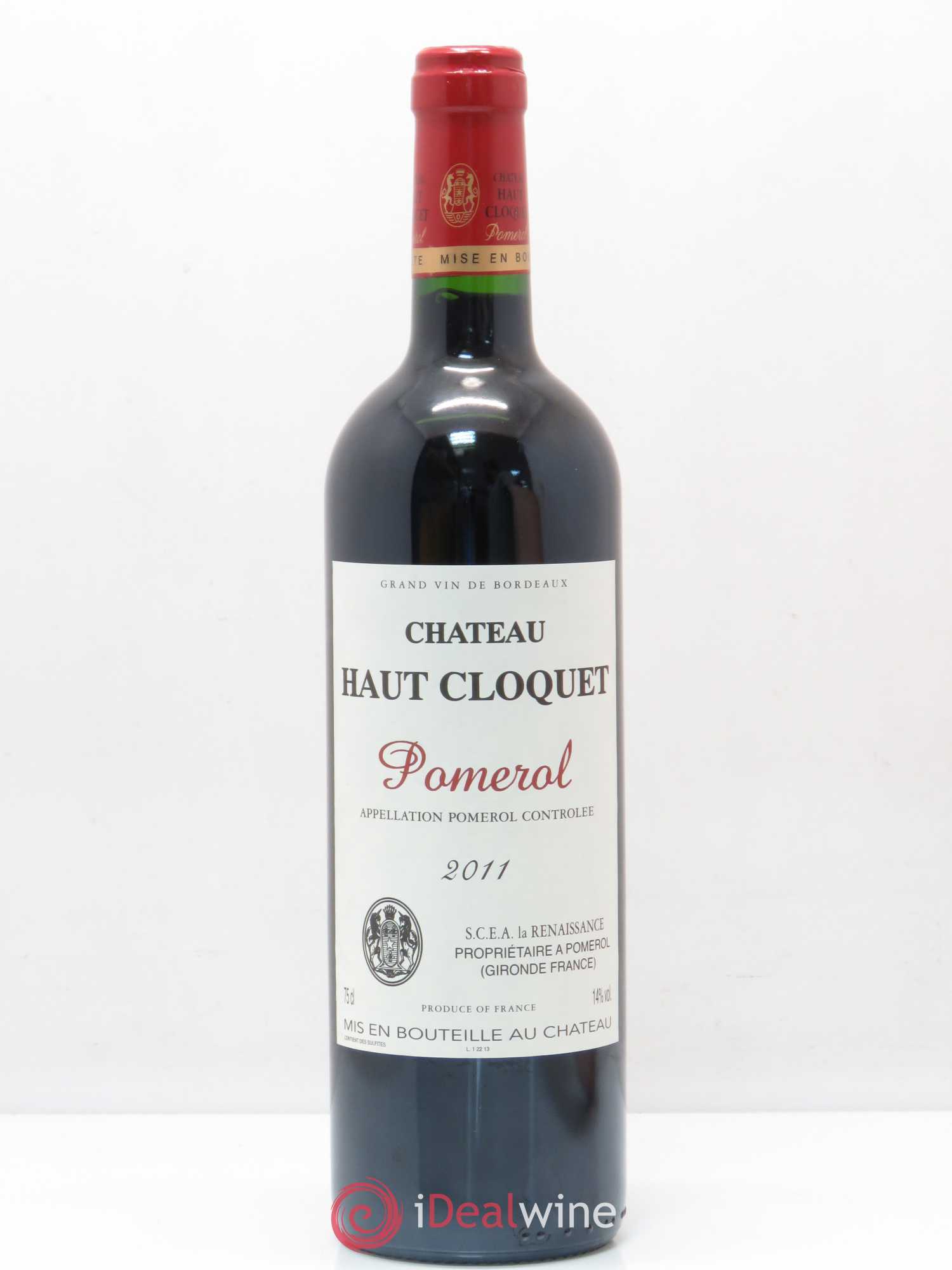 Pomerol Château Haut-Cloquet 2011 - Posten von 1 Flasche - 0