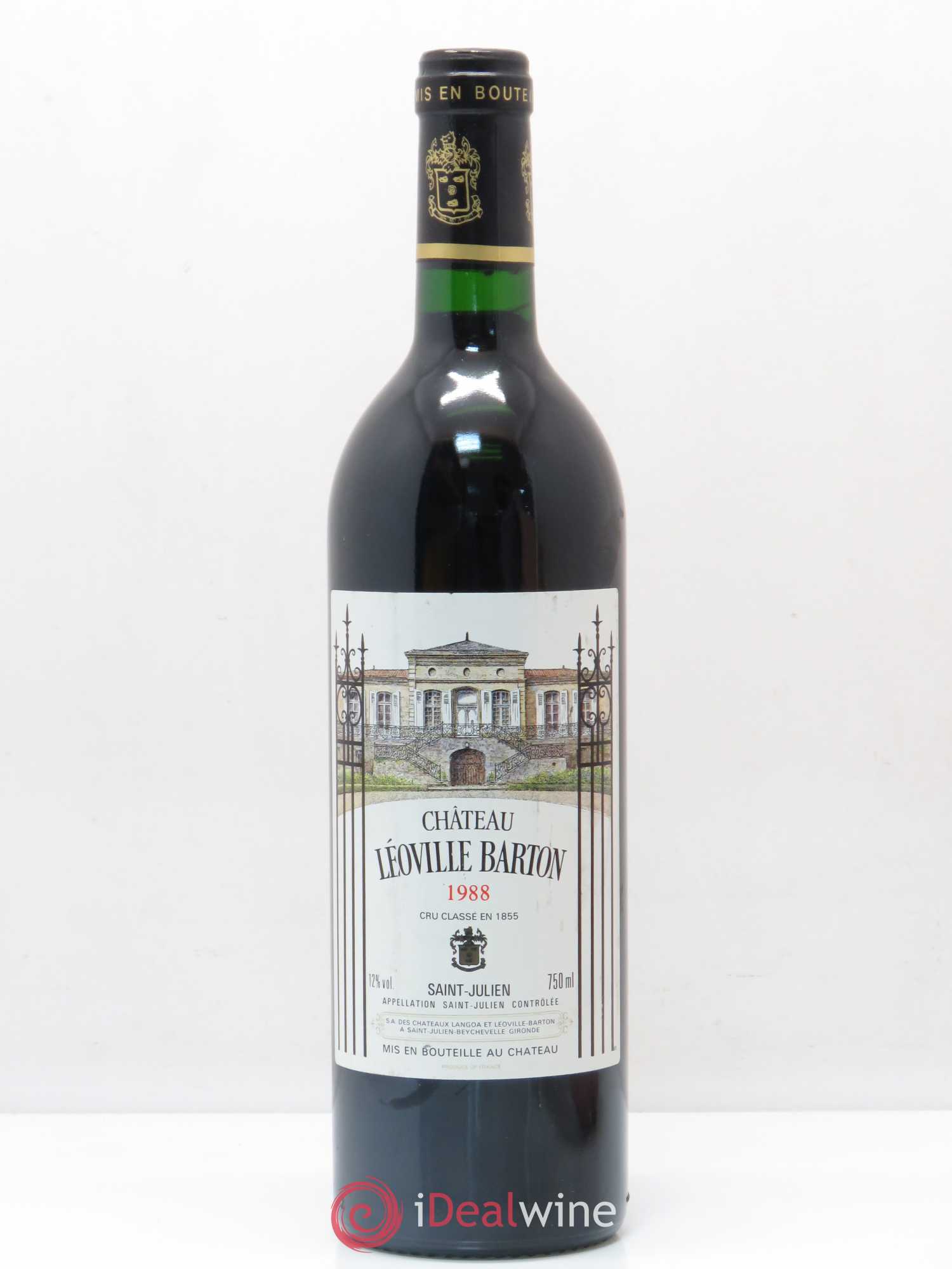 Château Léoville Barton 2ème Grand Cru Classé 1988 - Lot de 1 bouteille - 0