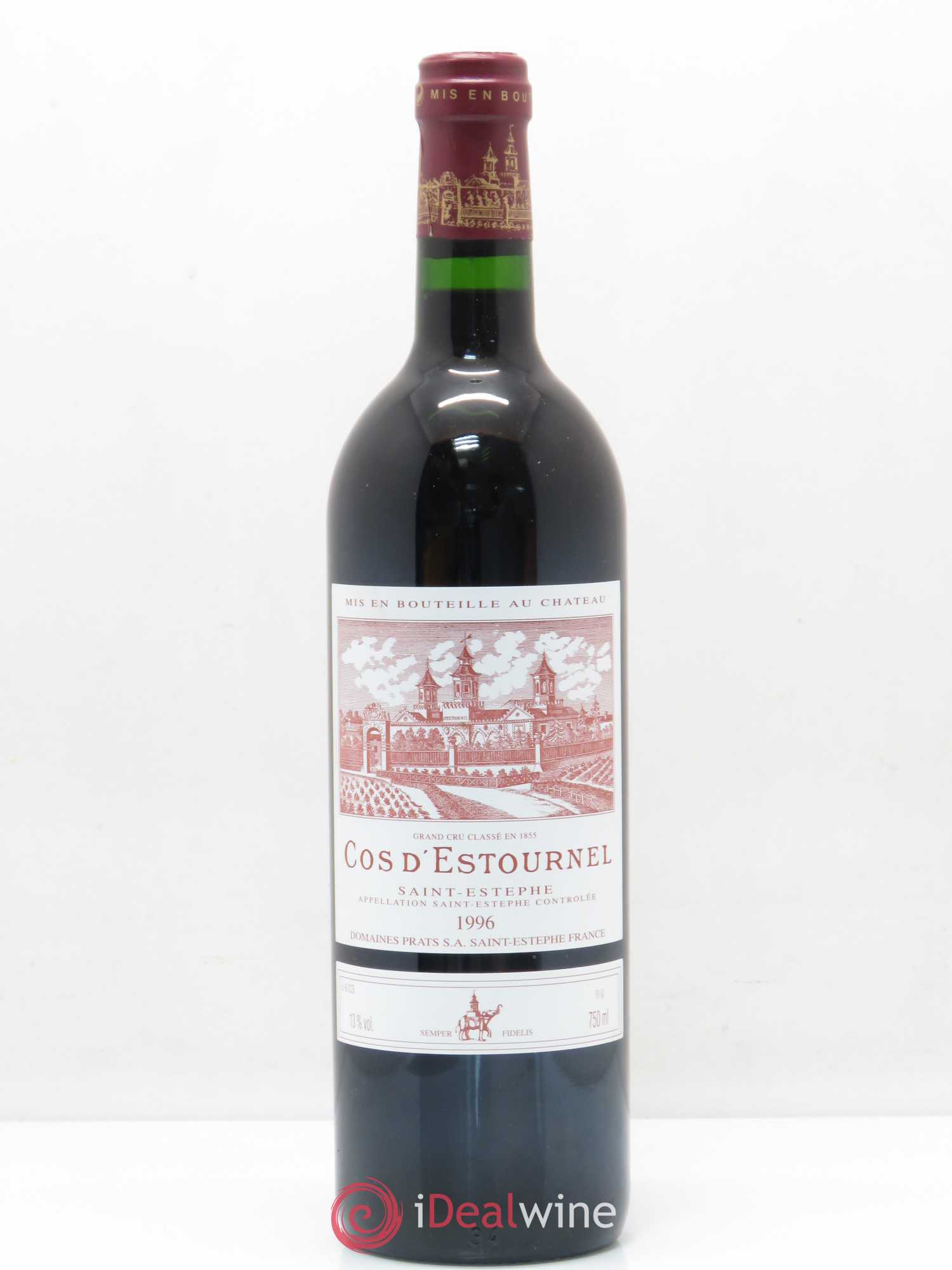 Cos d'Estournel 2ème Grand Cru Classé 1996 - Lot de 1 bouteille - 0