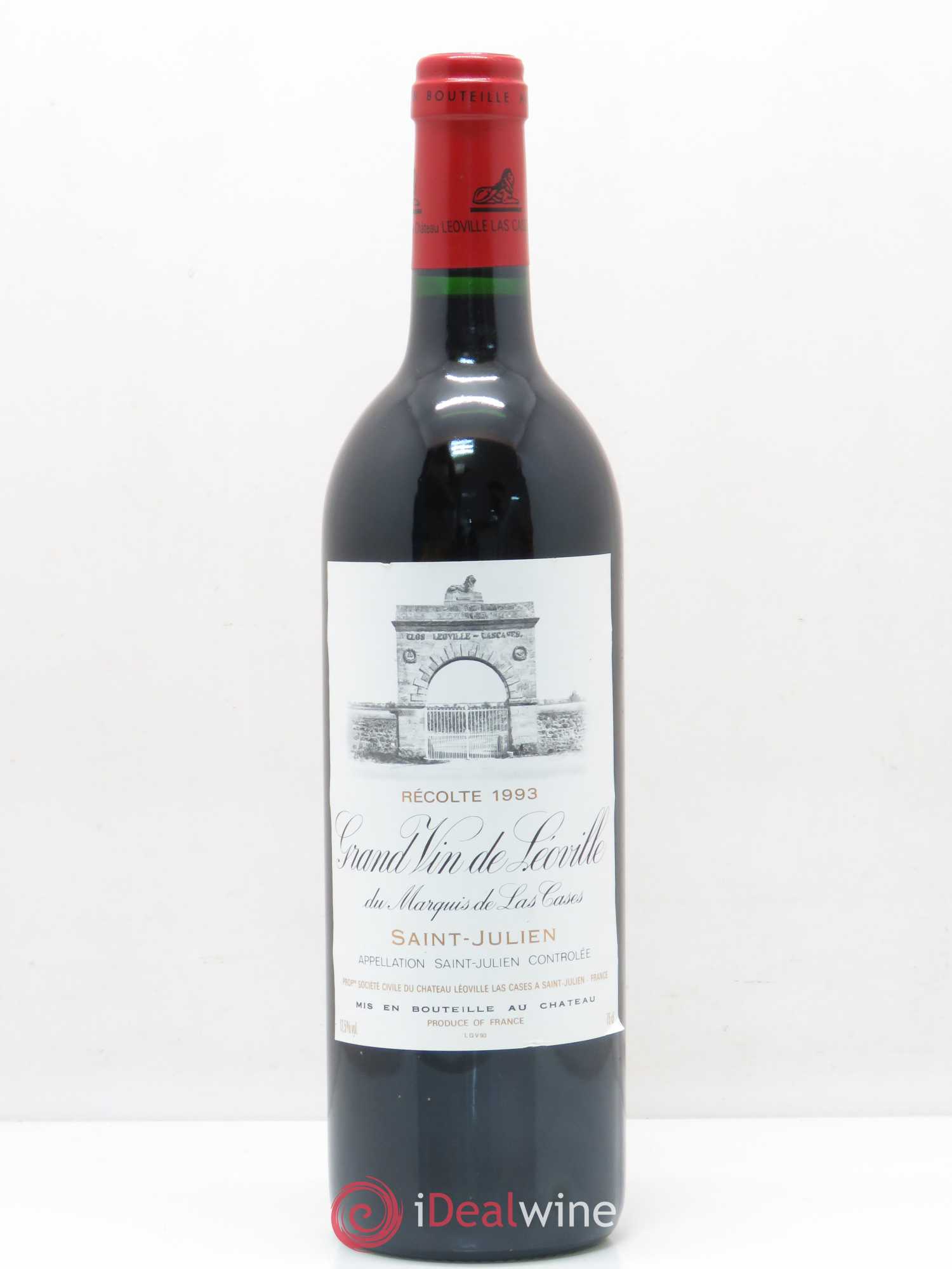 Château Léoville Las Cases 2ème Grand Cru Classé 1993 - Lot de 1 bouteille - 0