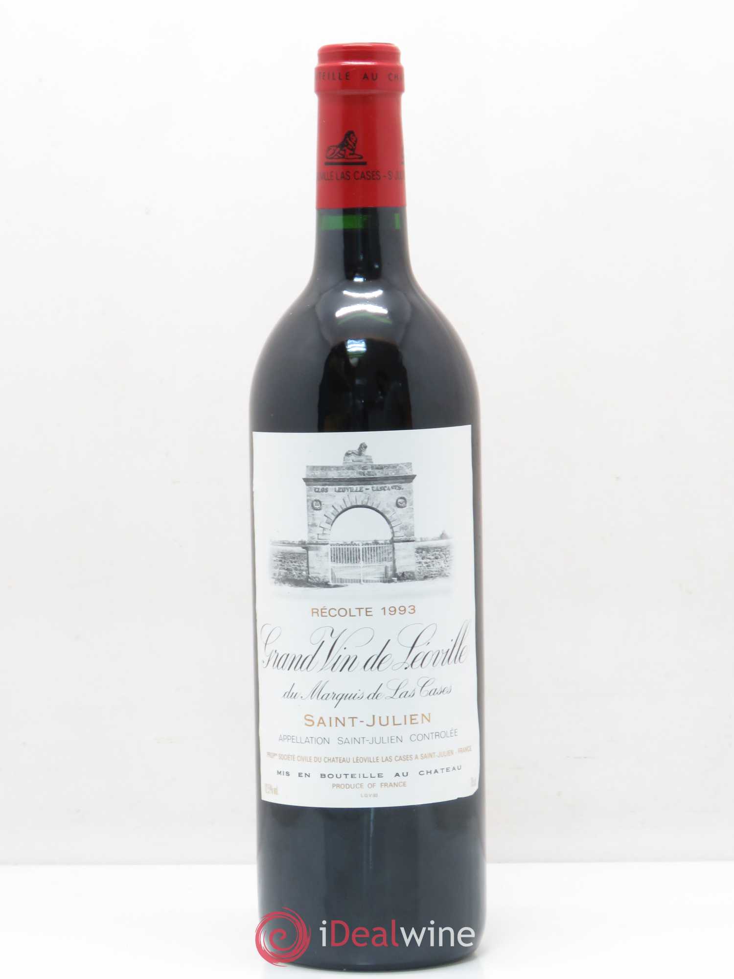 Château Léoville Las Cases 2ème Grand Cru Classé 1993 - Lot de 1 bouteille - 0