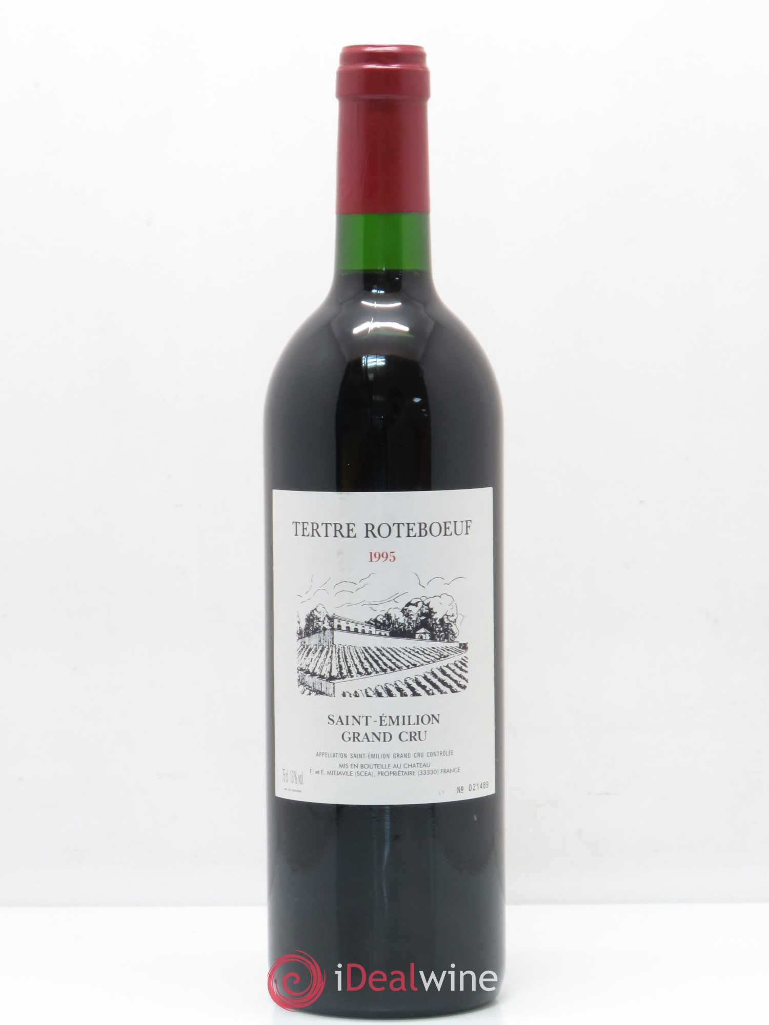 Château Tertre Roteboeuf 1995 - Lot de 1 bouteille - 0