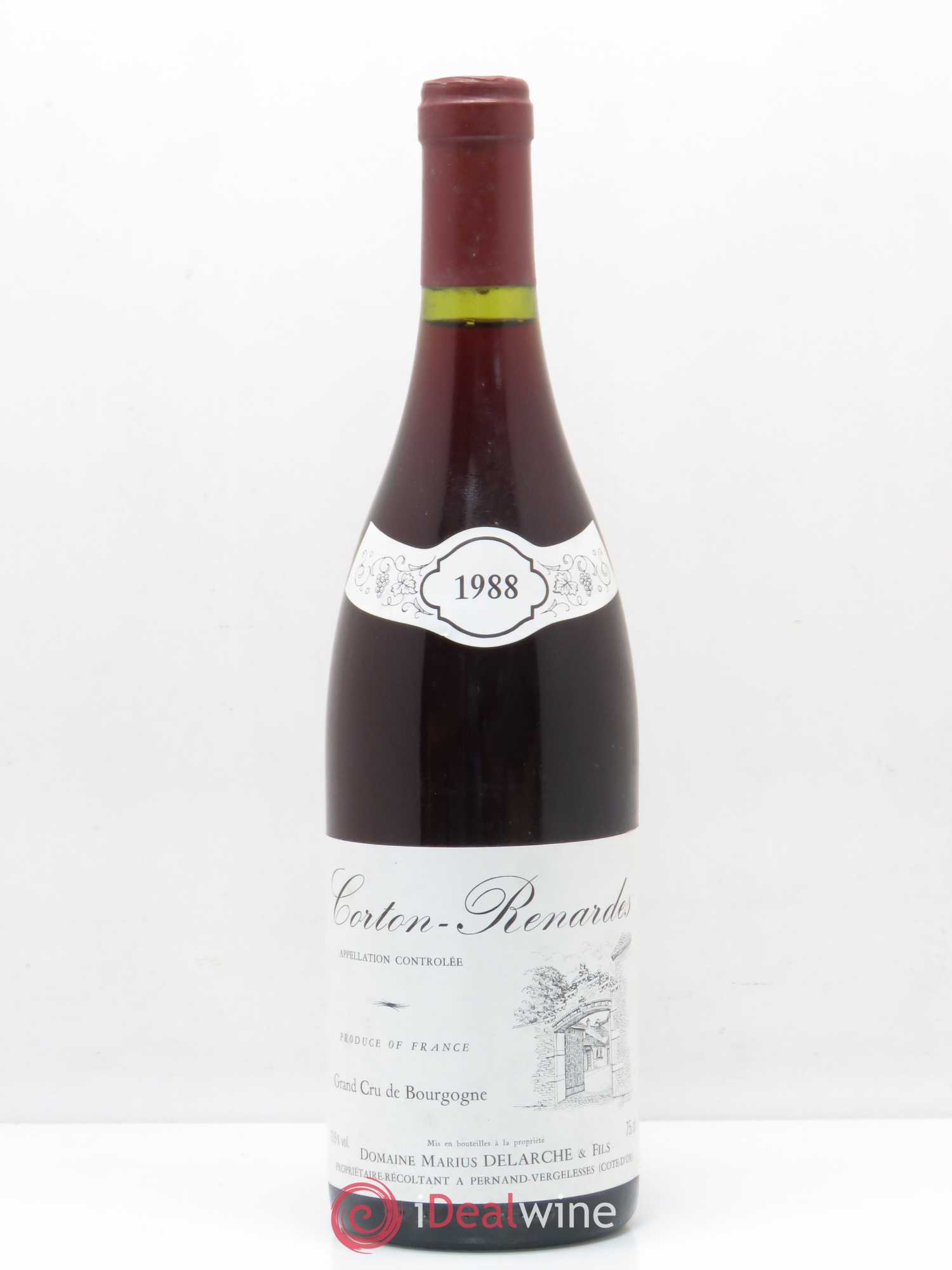 Corton Grand Cru Renardes Domaine Delarche 1988 - Lot de 1 bouteille - 0