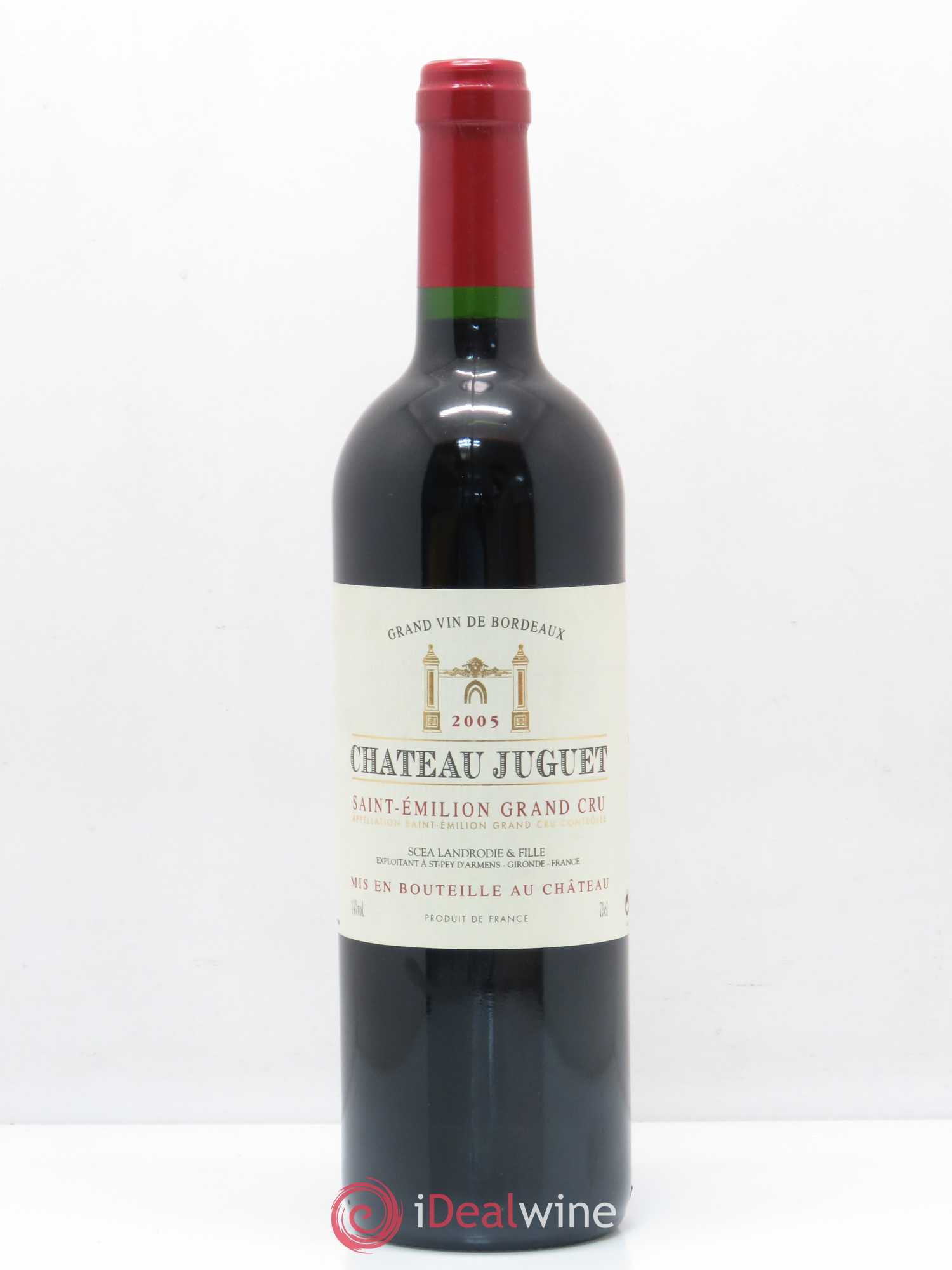 Saint-Émilion Grand Cru Château Juguet 2005 - Lot de 1 bouteille - 0