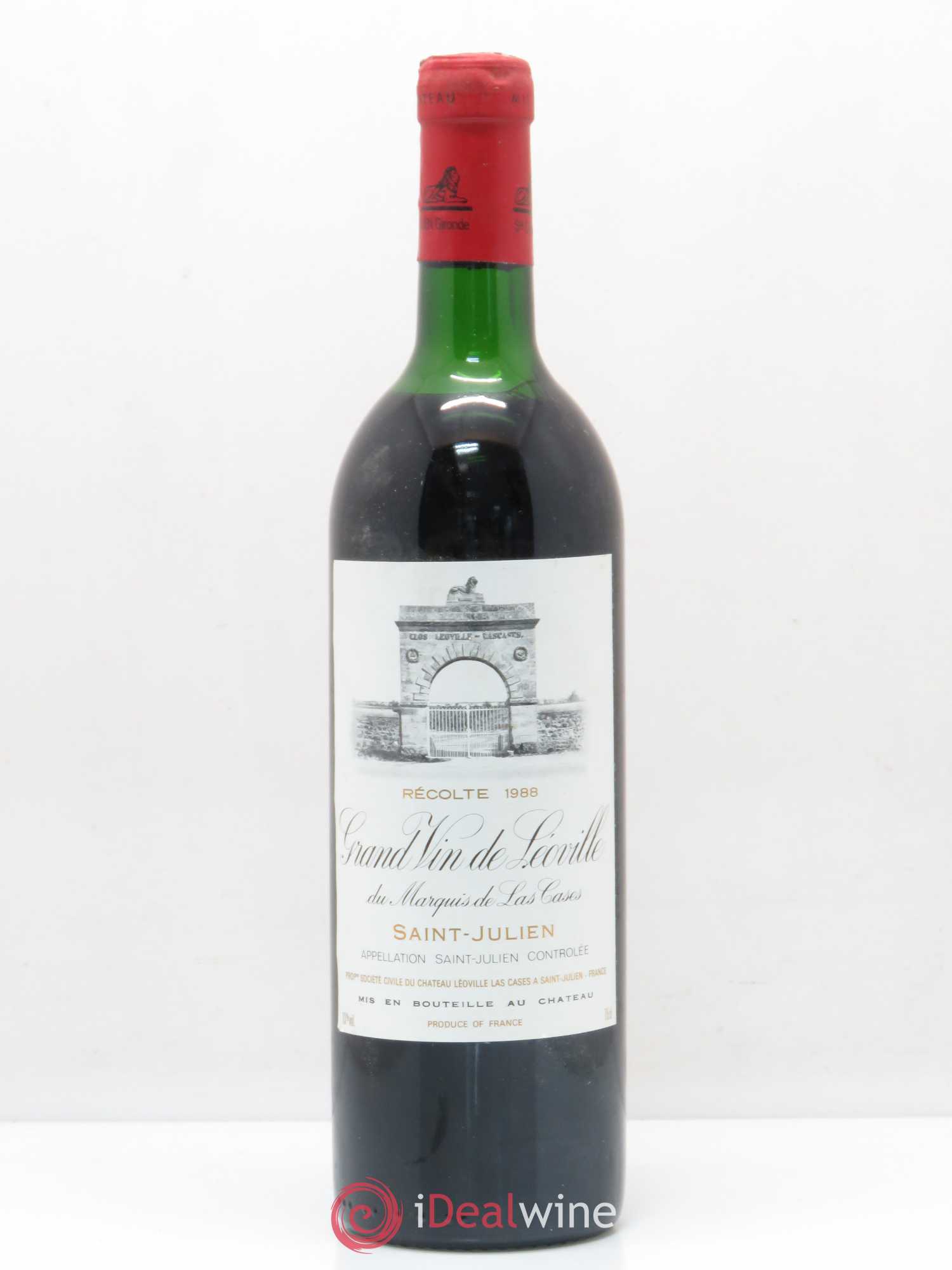 Château Léoville Las Cases 2ème Grand Cru Classé 1988 - Lot de 1 bouteille - 0