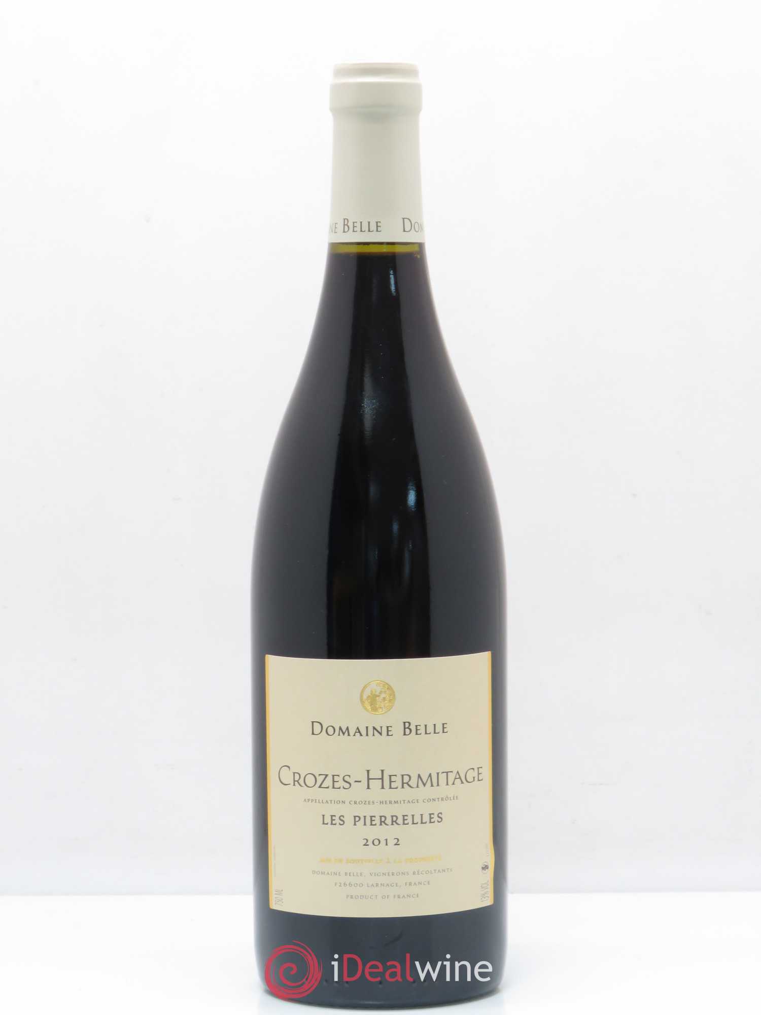 Crozes-Hermitage Domaine Belle les Pierrelles 2012 - Posten von 1 Flasche - 0