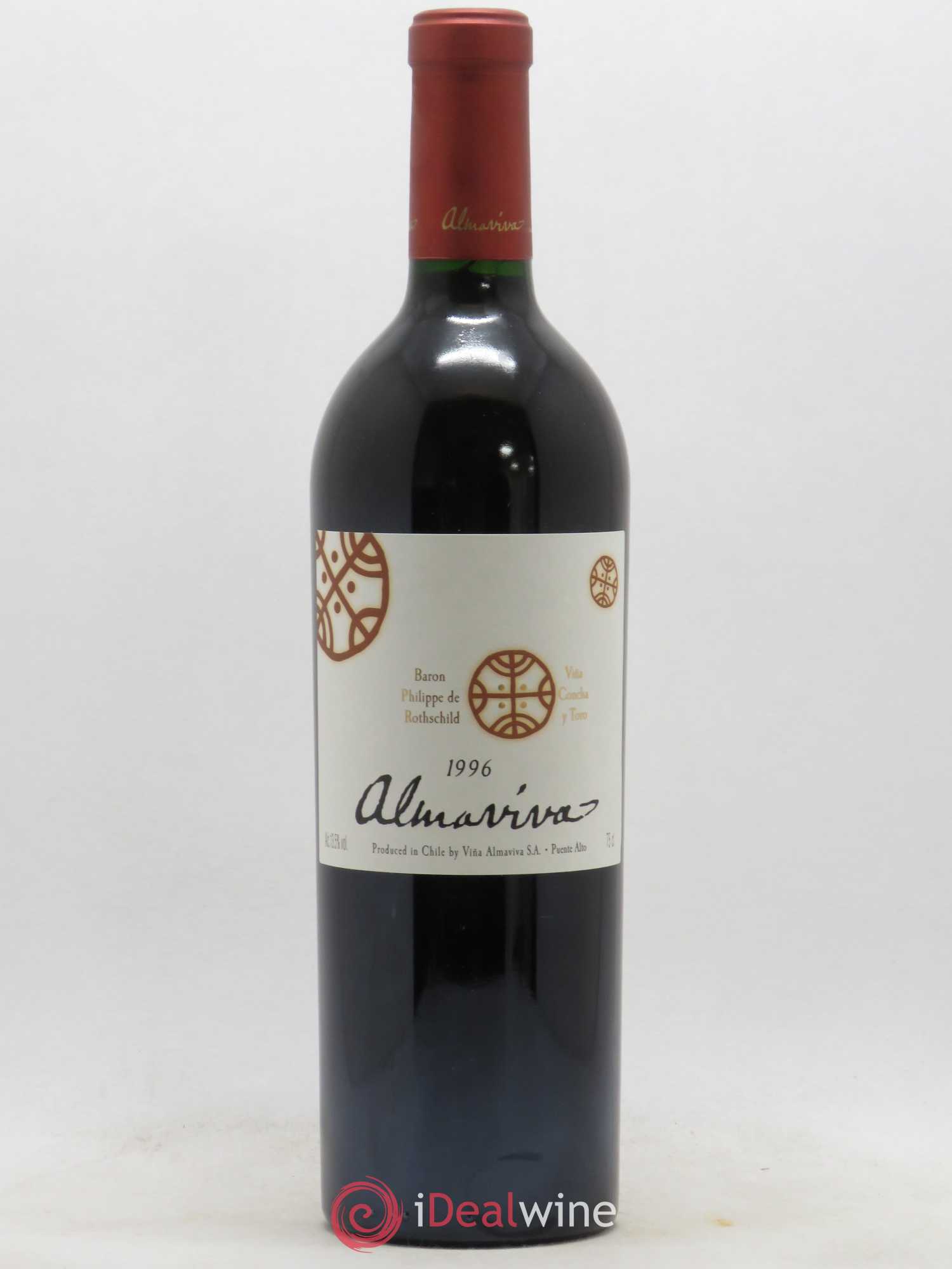 Chili Almaviva Baron P. de Rothschild Concha y Toro 1996 - Lot de 1 bouteille - 0
