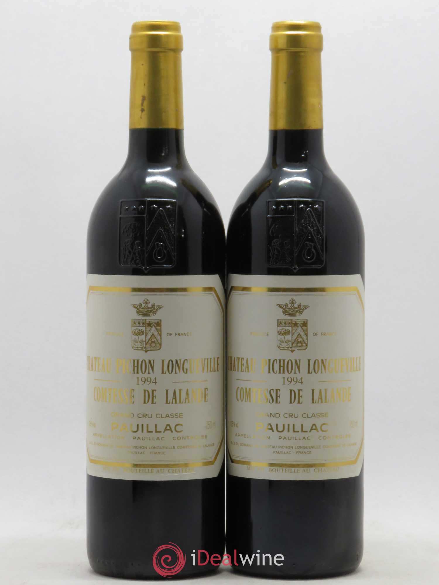 Château Pichon Longueville Comtesse de Lalande 2ème Grand Cru Classé 1994 - Lot de 2 bouteilles - 0