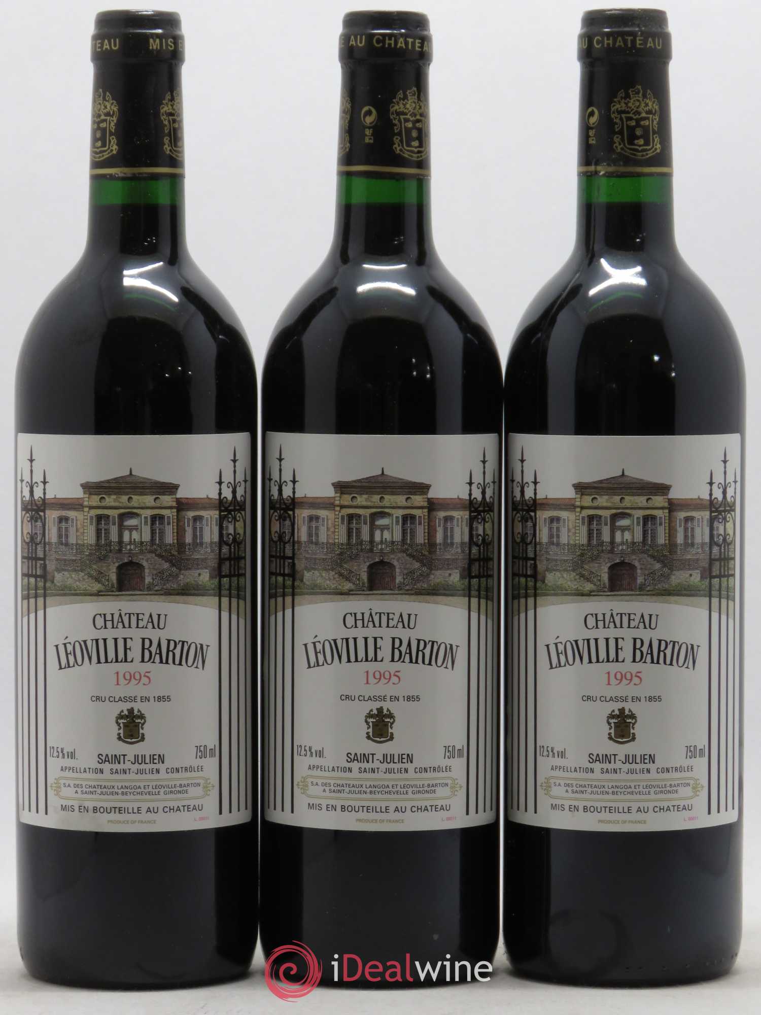 Château Léoville Barton 2ème Grand Cru Classé 1995 - Lot de 12 bouteilles - 4