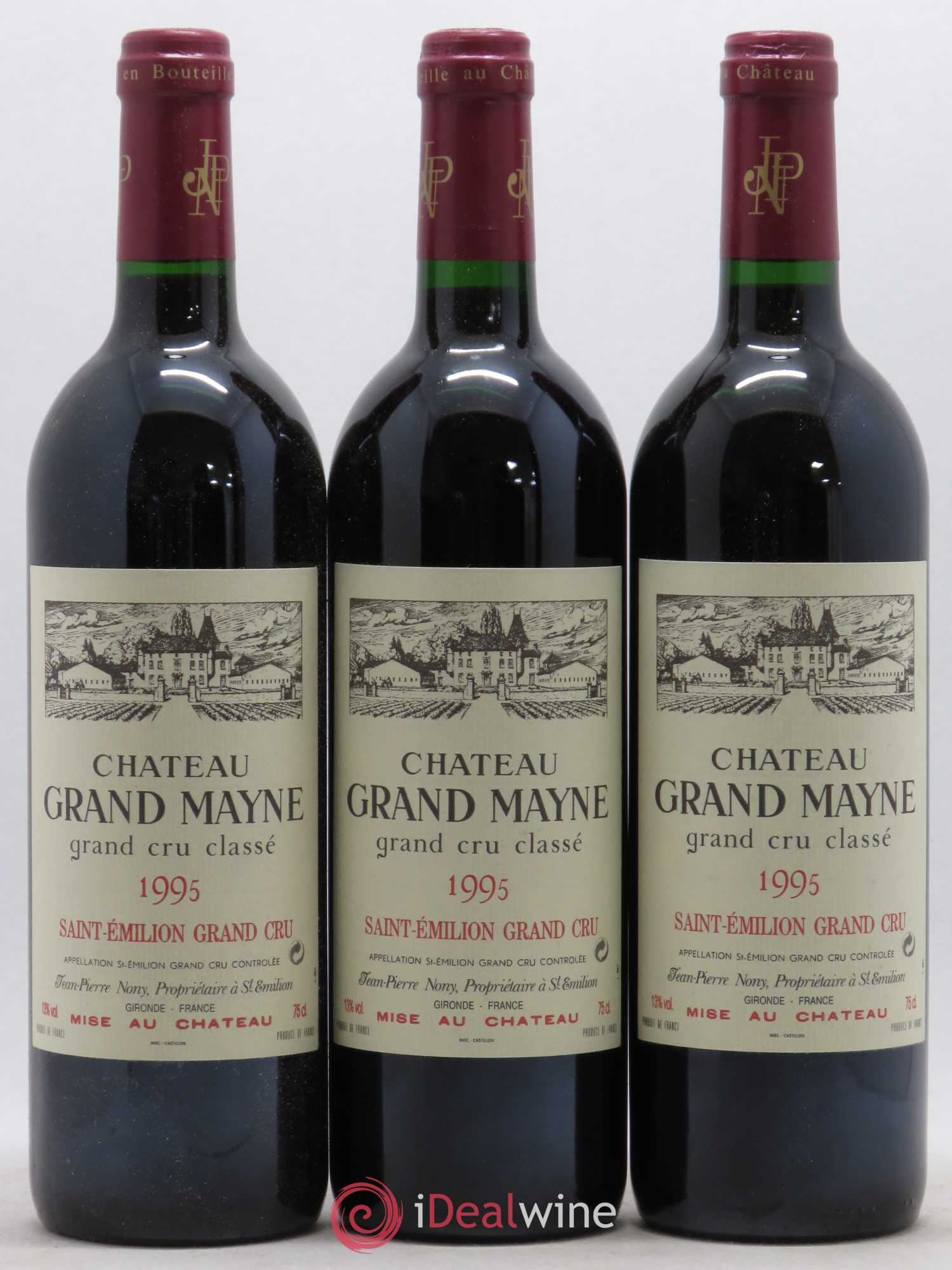 Château Grand Mayne Grand Cru Classé 1995 - Lot de 12 bouteilles - 3