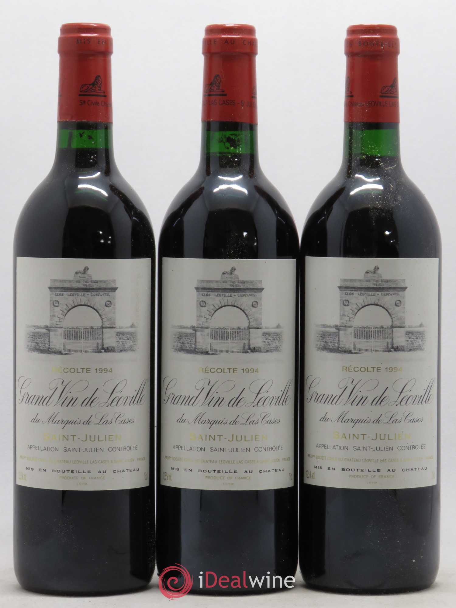 Château Léoville Las Cases 2ème Grand Cru Classé 1994 - Lot de 6 bouteilles - 1