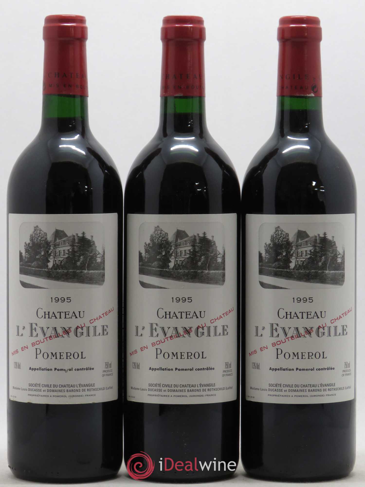 Château l' Évangile 1995 - Lot de 12 bouteilles - 3