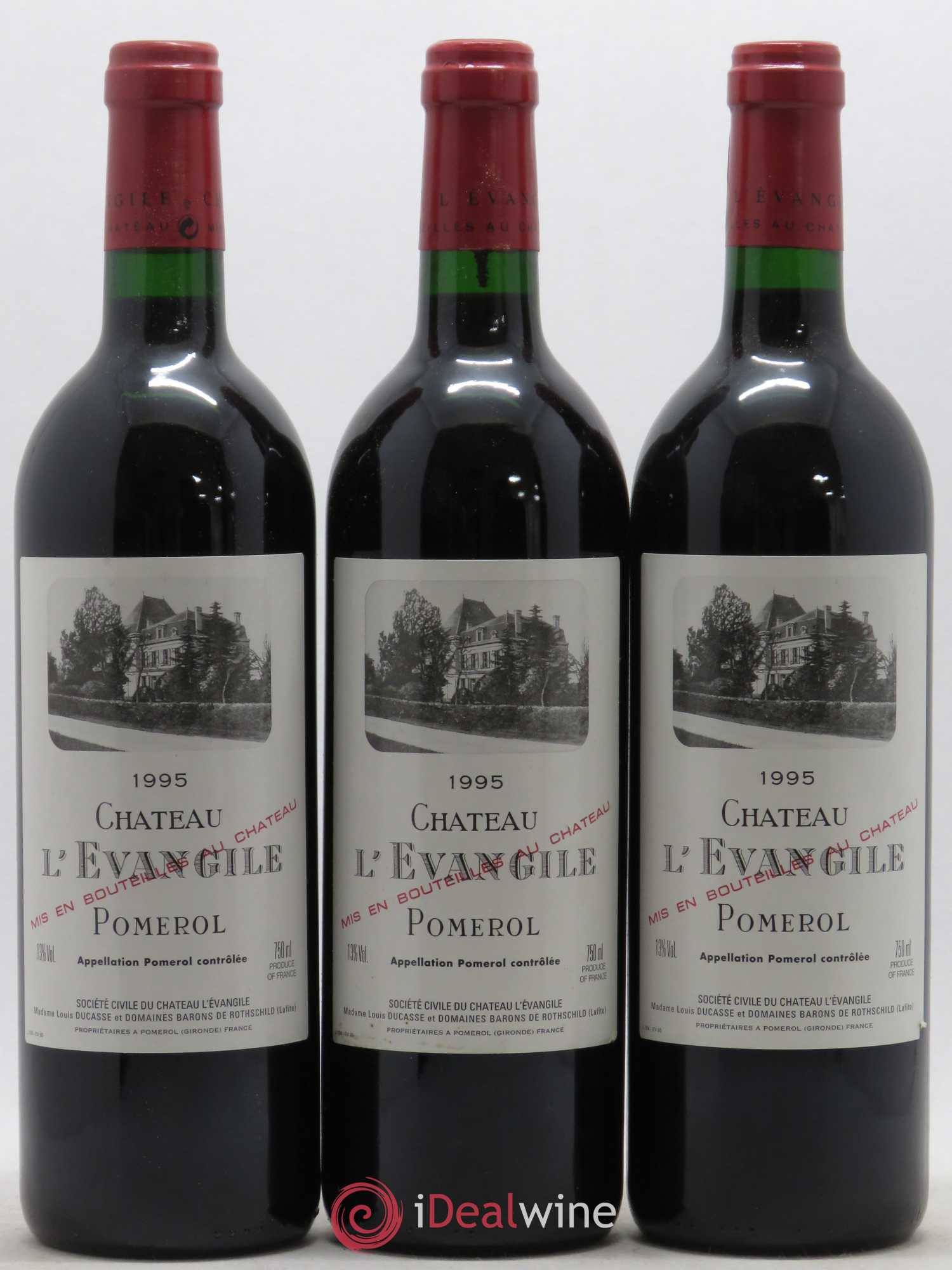 Château l' Évangile 1995 - Lot de 12 bouteilles - 4