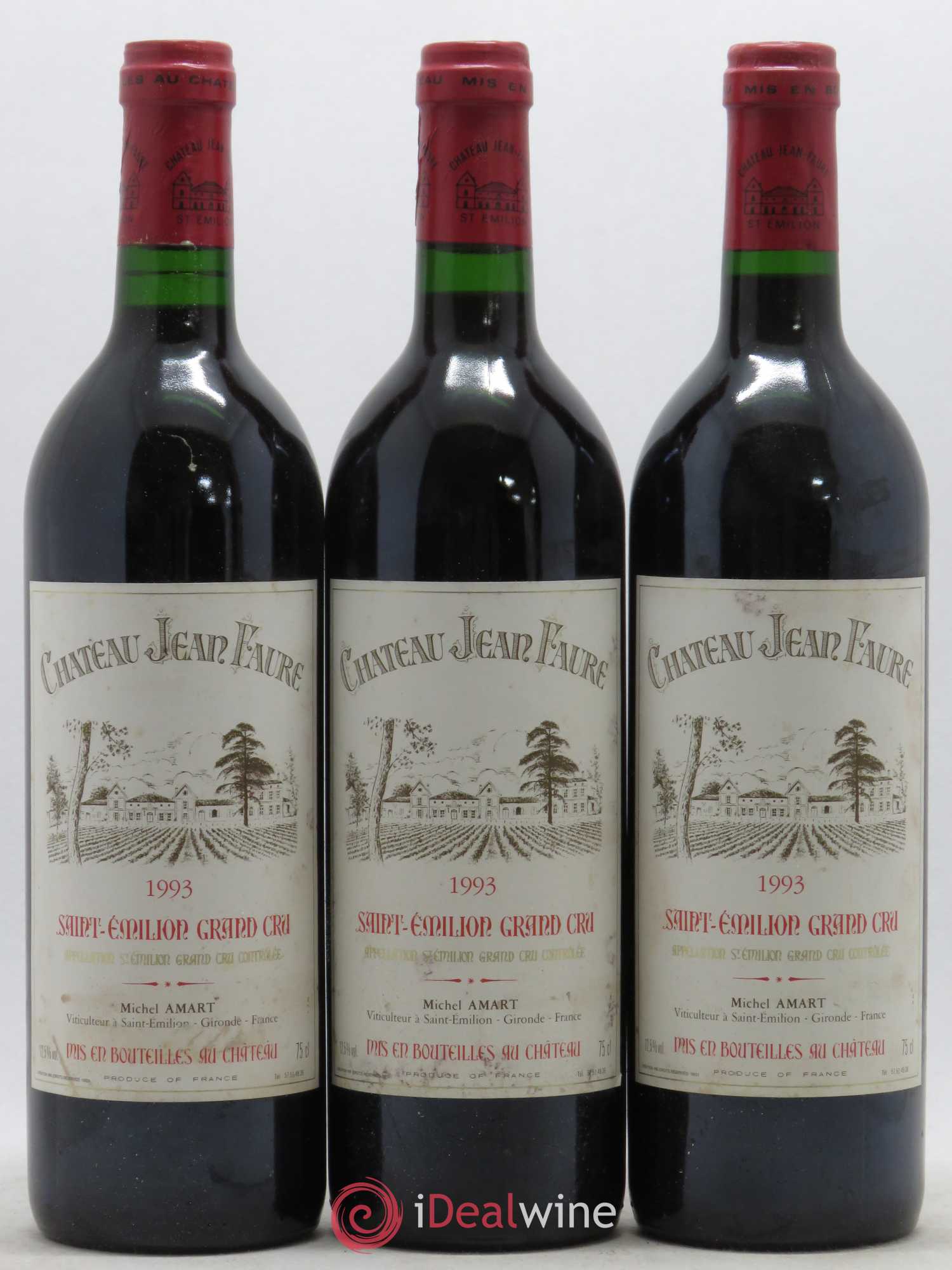 Château Jean Faure Grand Cru Classé (sans prix de réserve) 1993 - Lot de 6 bouteilles - 2