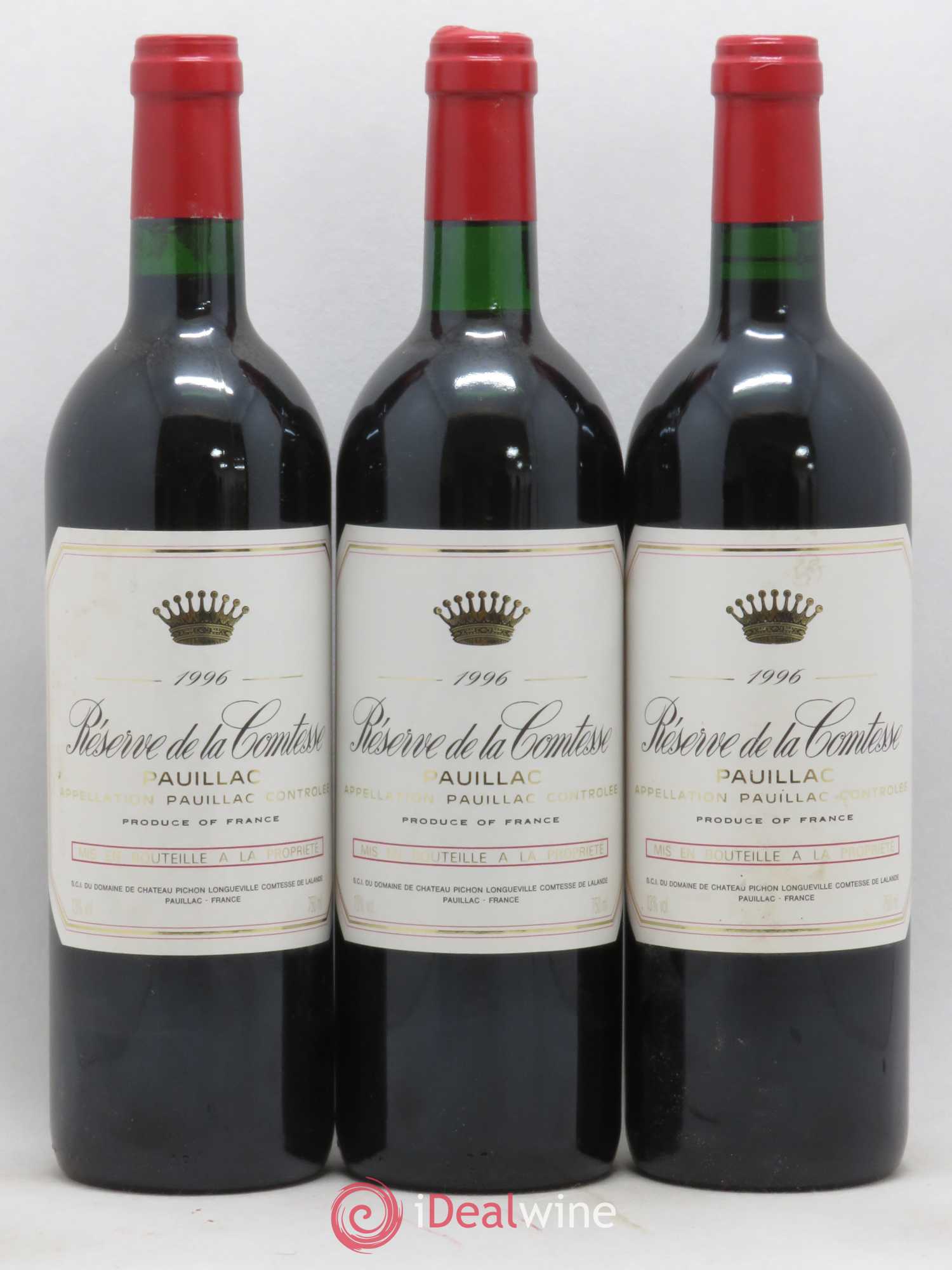 Réserve de la Comtesse Second Vin 1996 - Lot de 6 bouteilles - 2