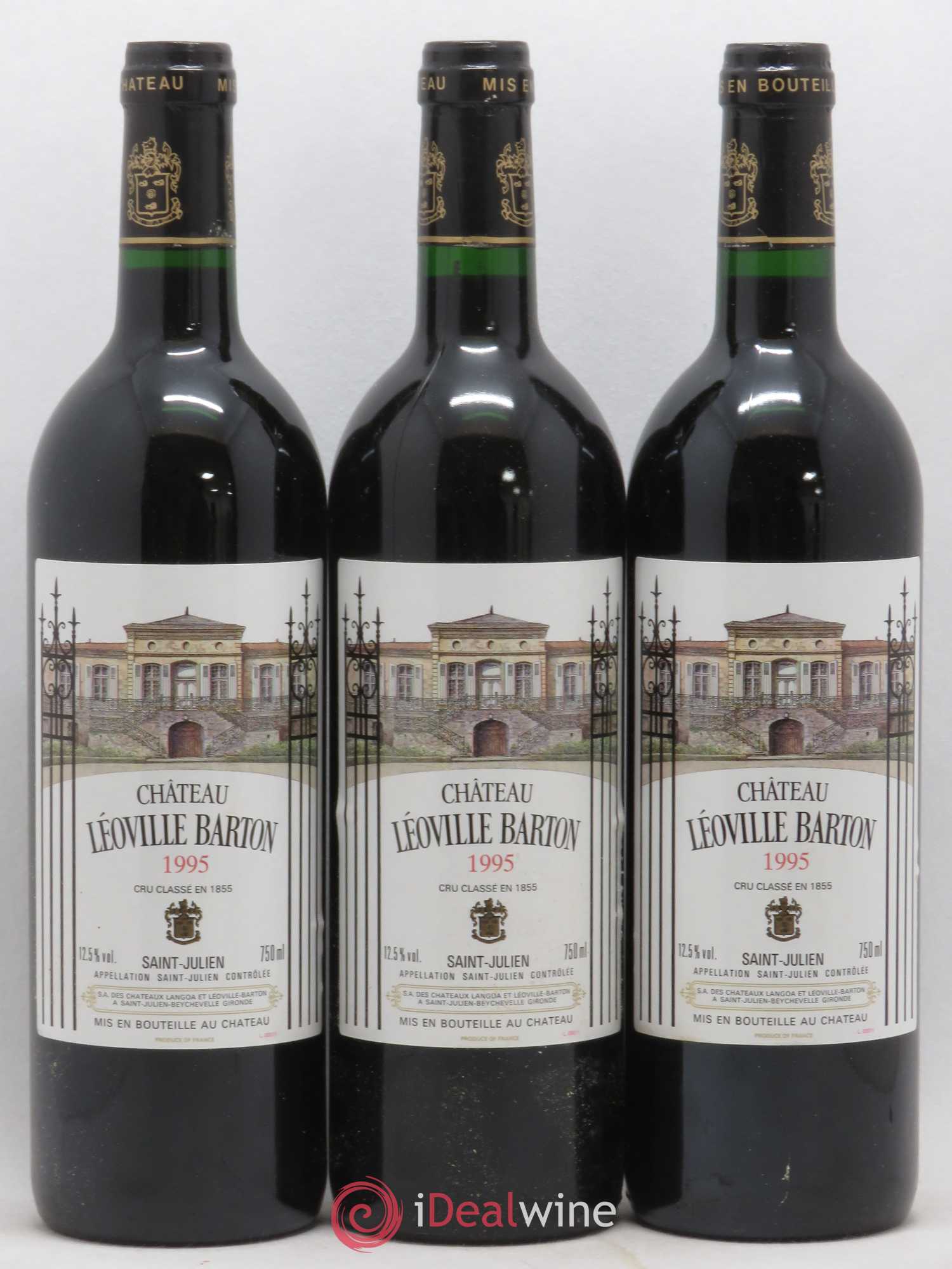 Château Léoville Barton 2ème Grand Cru Classé 1995 - Lot de 6 bouteilles - 1