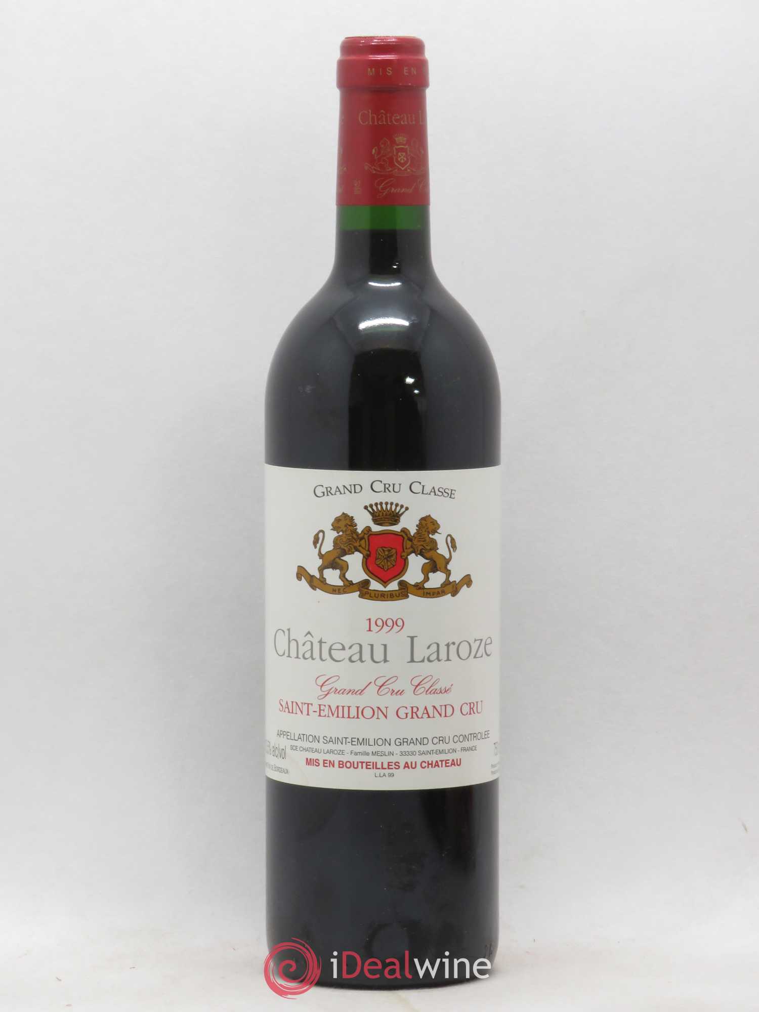 Château Laroze Grand Cru Classé 1999 - Lot de 1 bouteille - 0